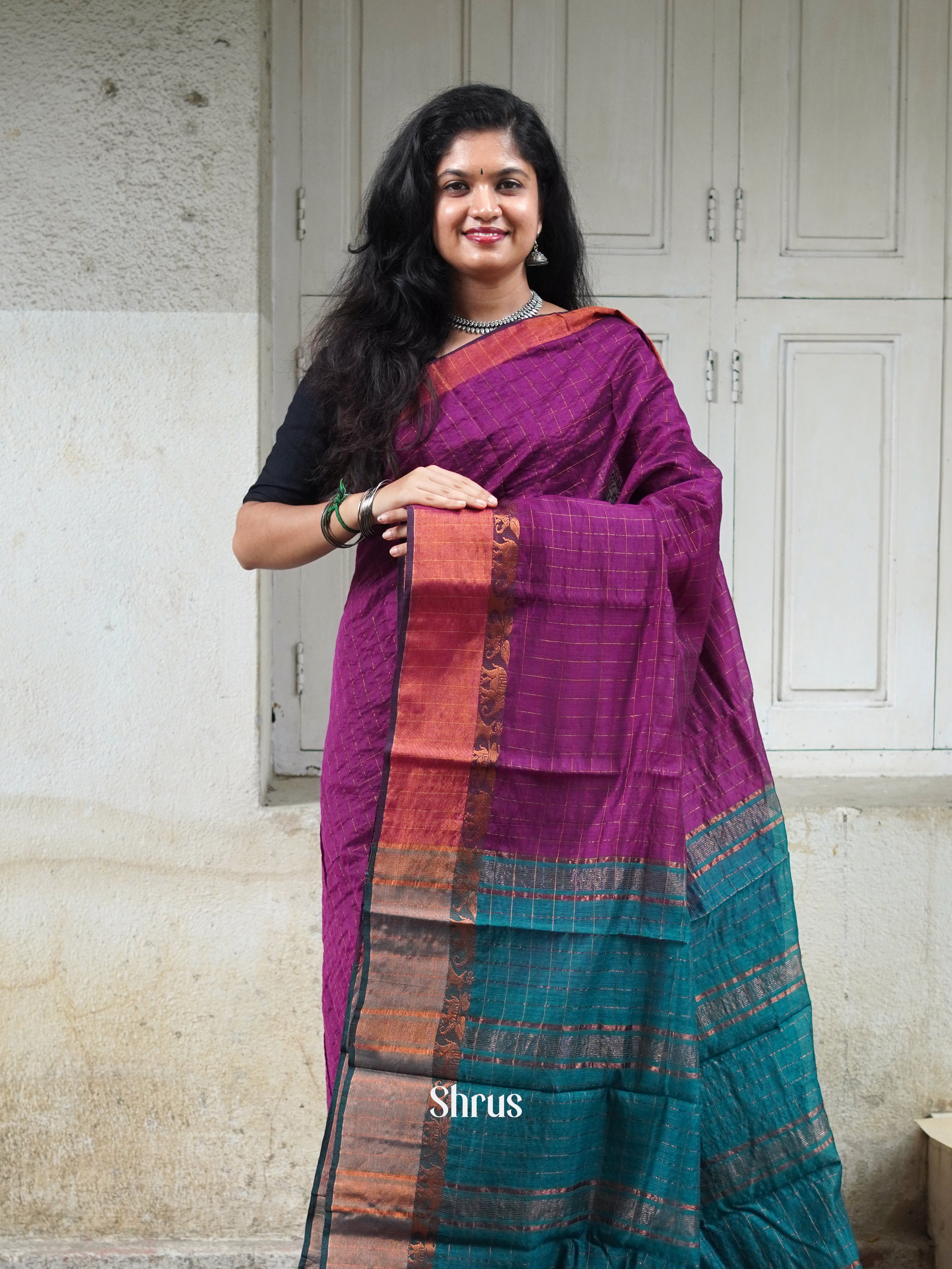 Majenta & Blue - Mercerized cotton - Shop on ShrusEternity.com
