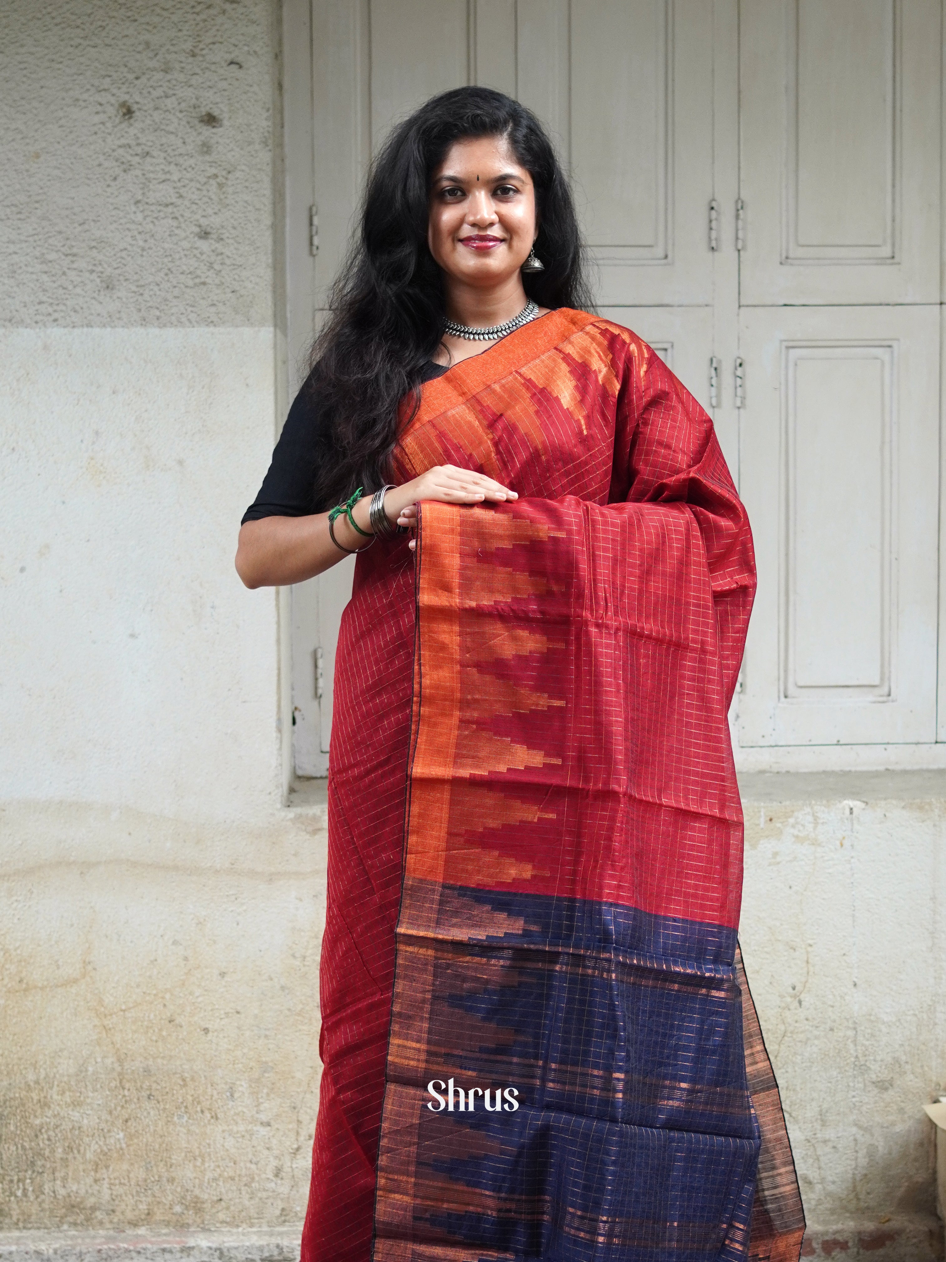 Red & Blue - Mercerized cotton - Shop on ShrusEternity.com