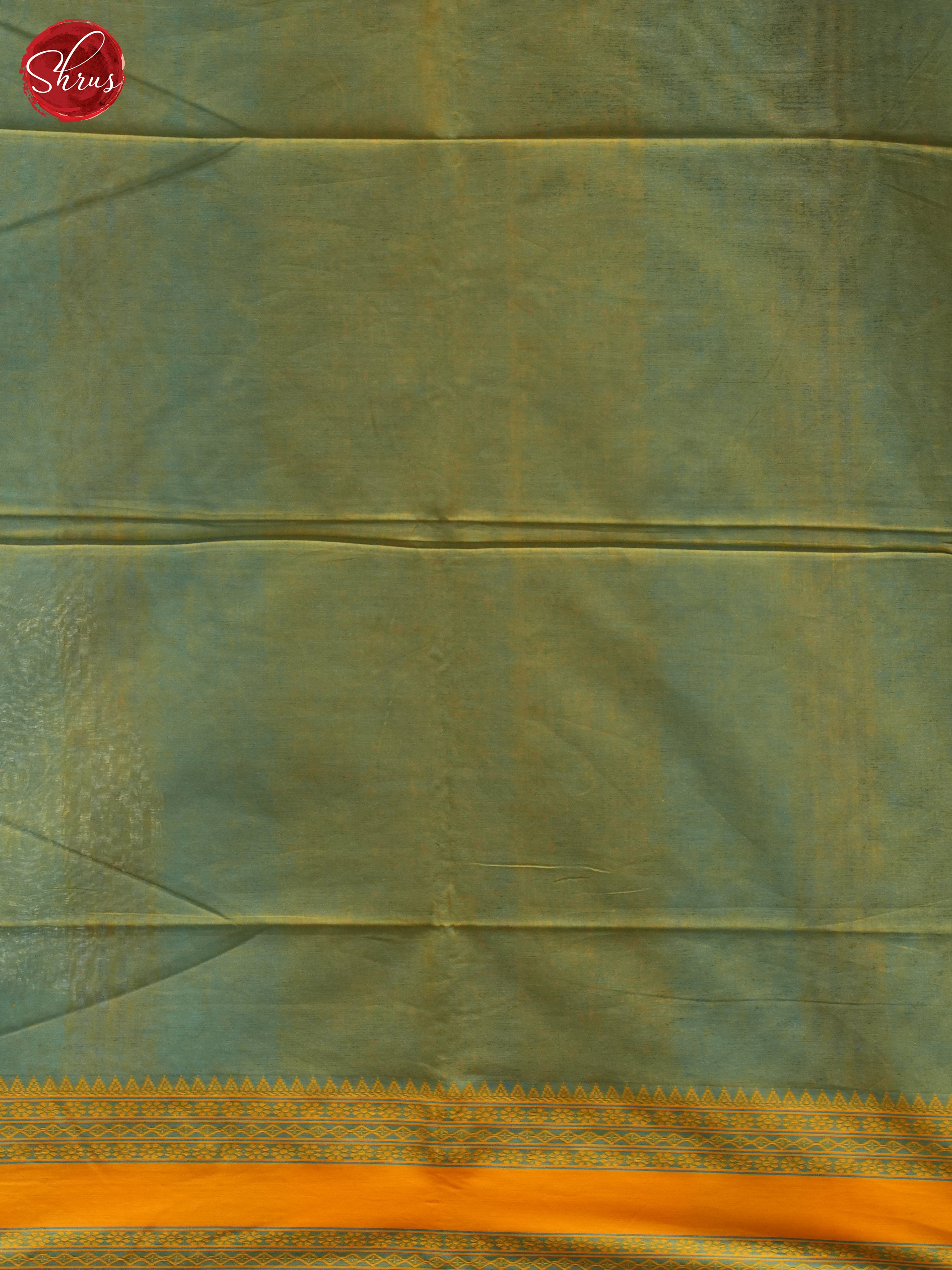 Blue & Green - Bengal cotton Saree - Shop on ShrusEternity.com