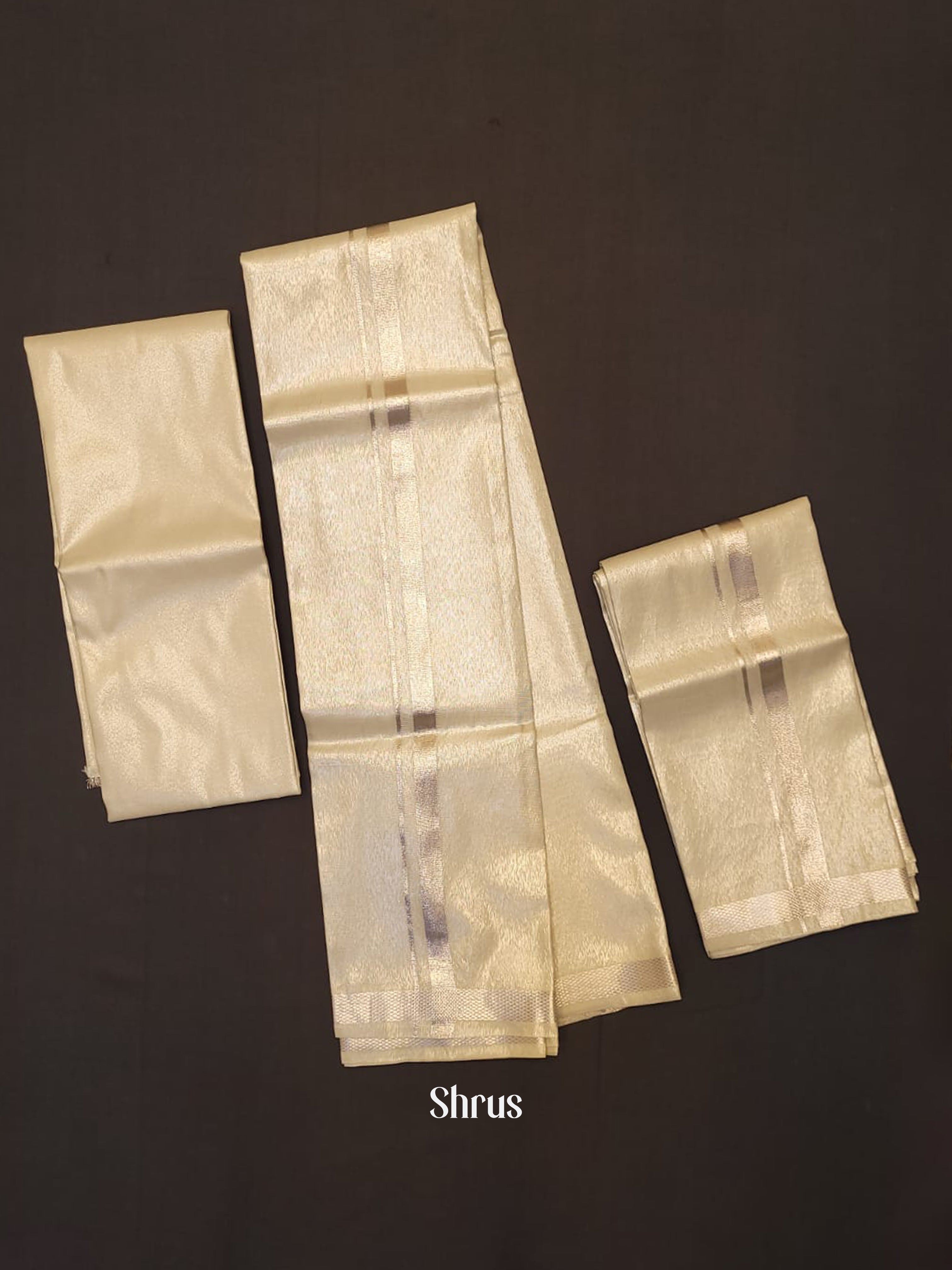 Silver - Dhoti - Shop on ShrusEternity.com