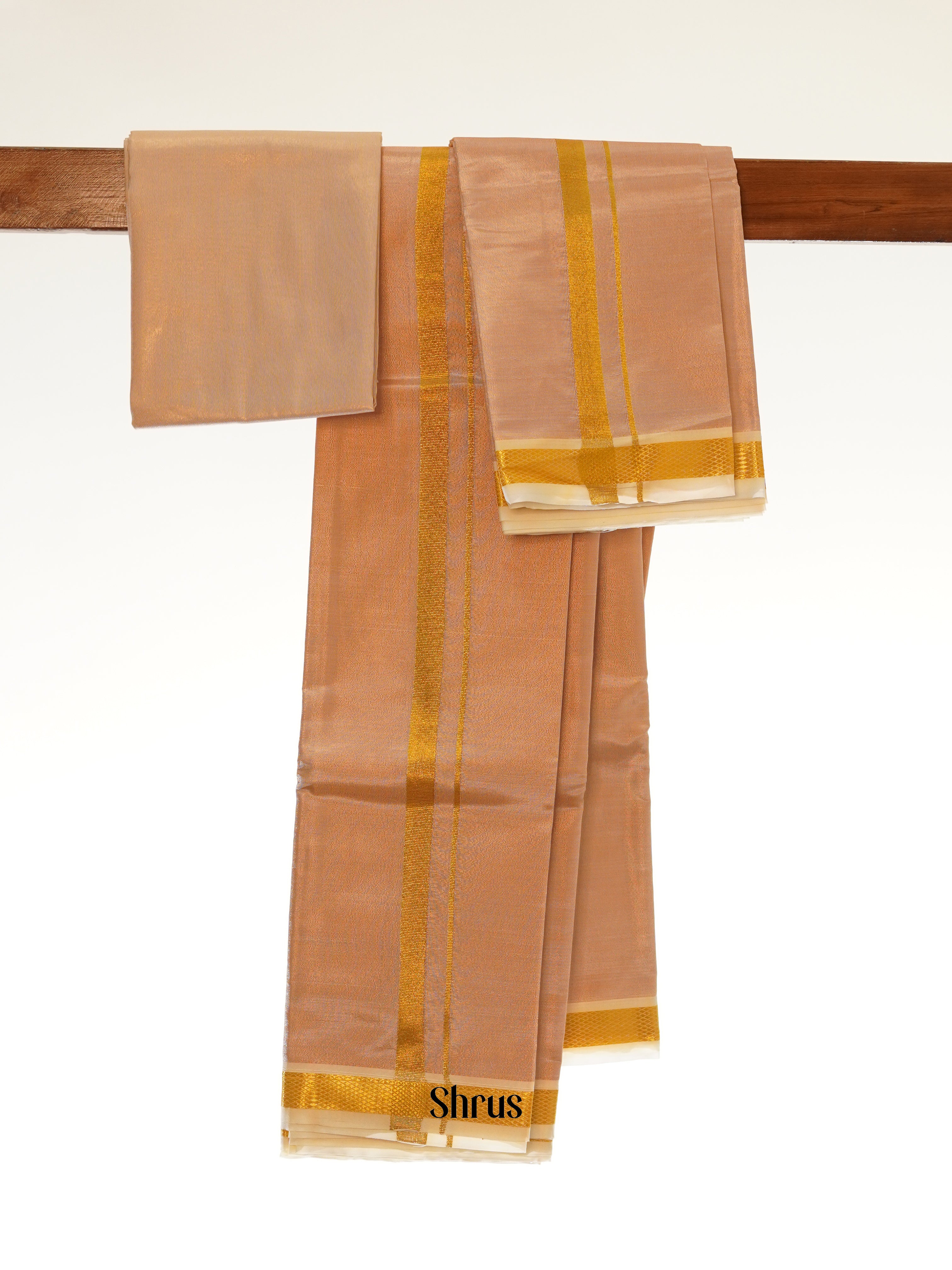 Peach - Dhoti - Shop on ShrusEternity.com