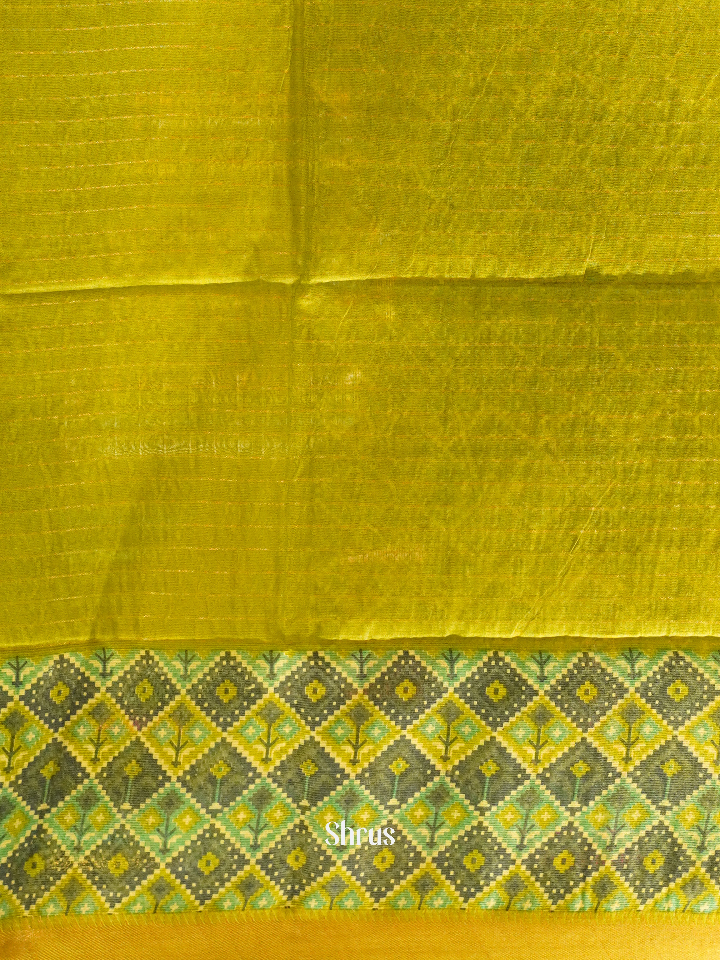 Green - Semi Tussar Saree - Shop on ShrusEternity.com