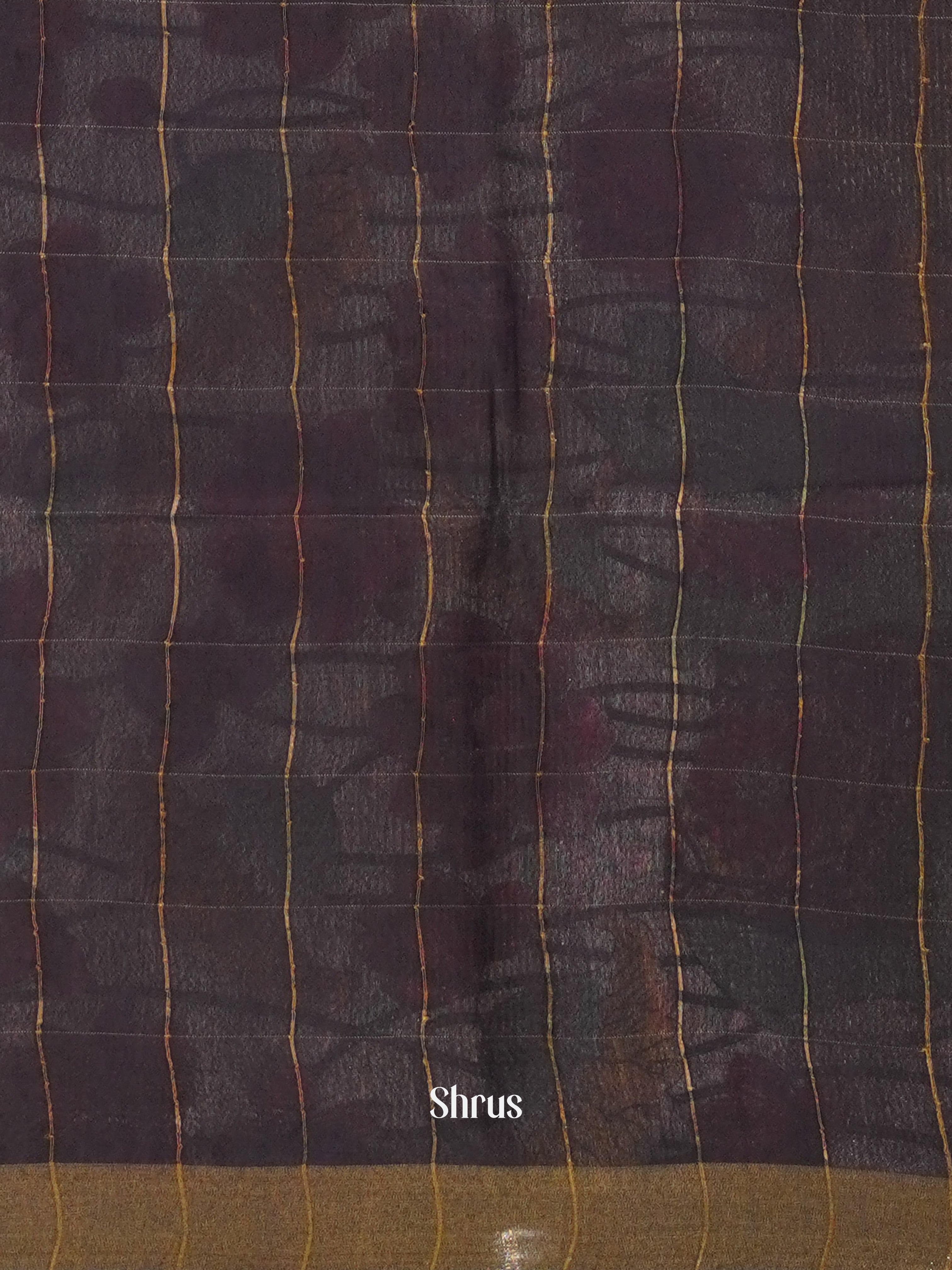 Red & Blue - Semi Tussar Saree - Shop on ShrusEternity.com