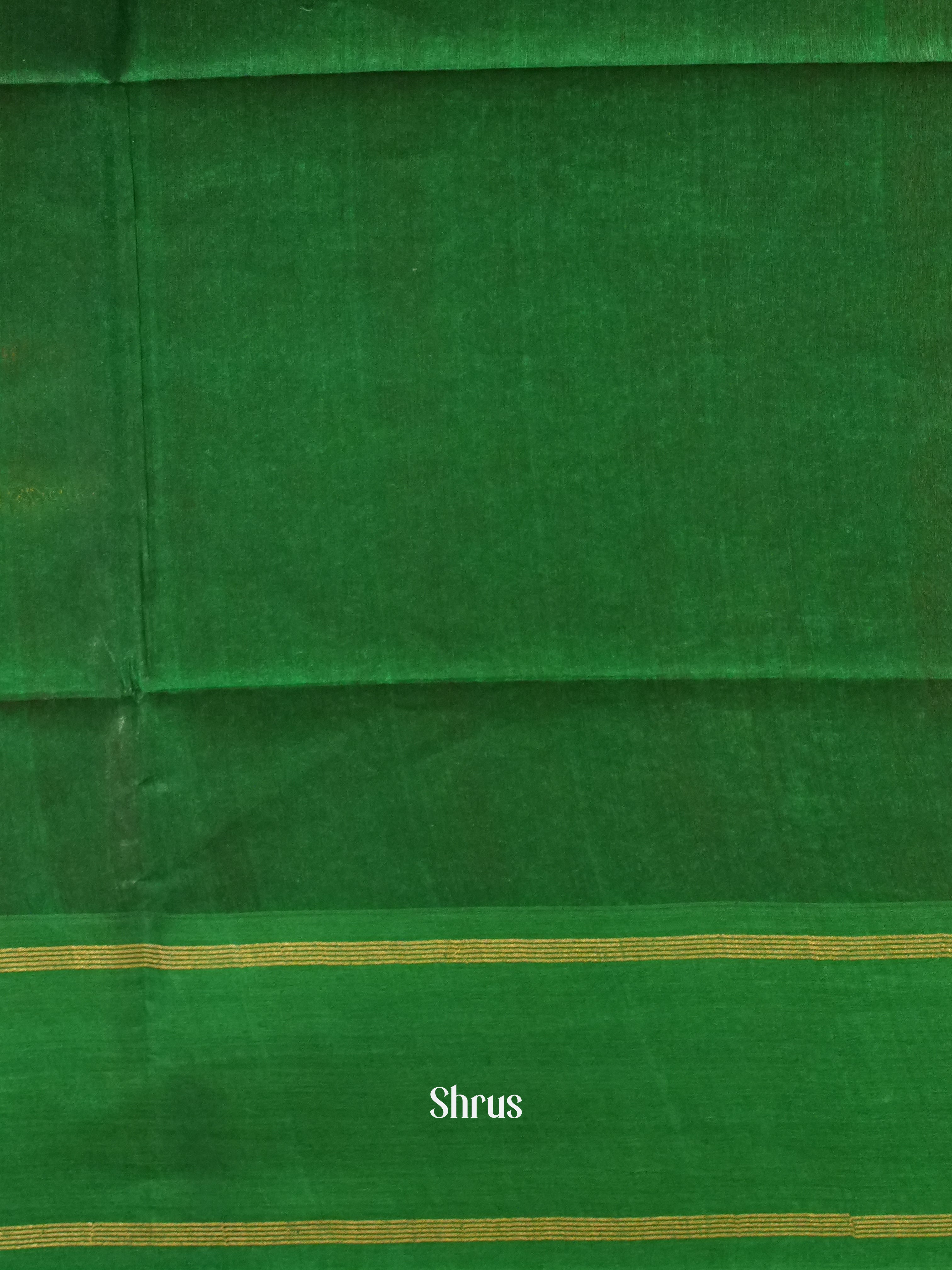 Red & Green - Tussar Saree - Shop on ShrusEternity.com