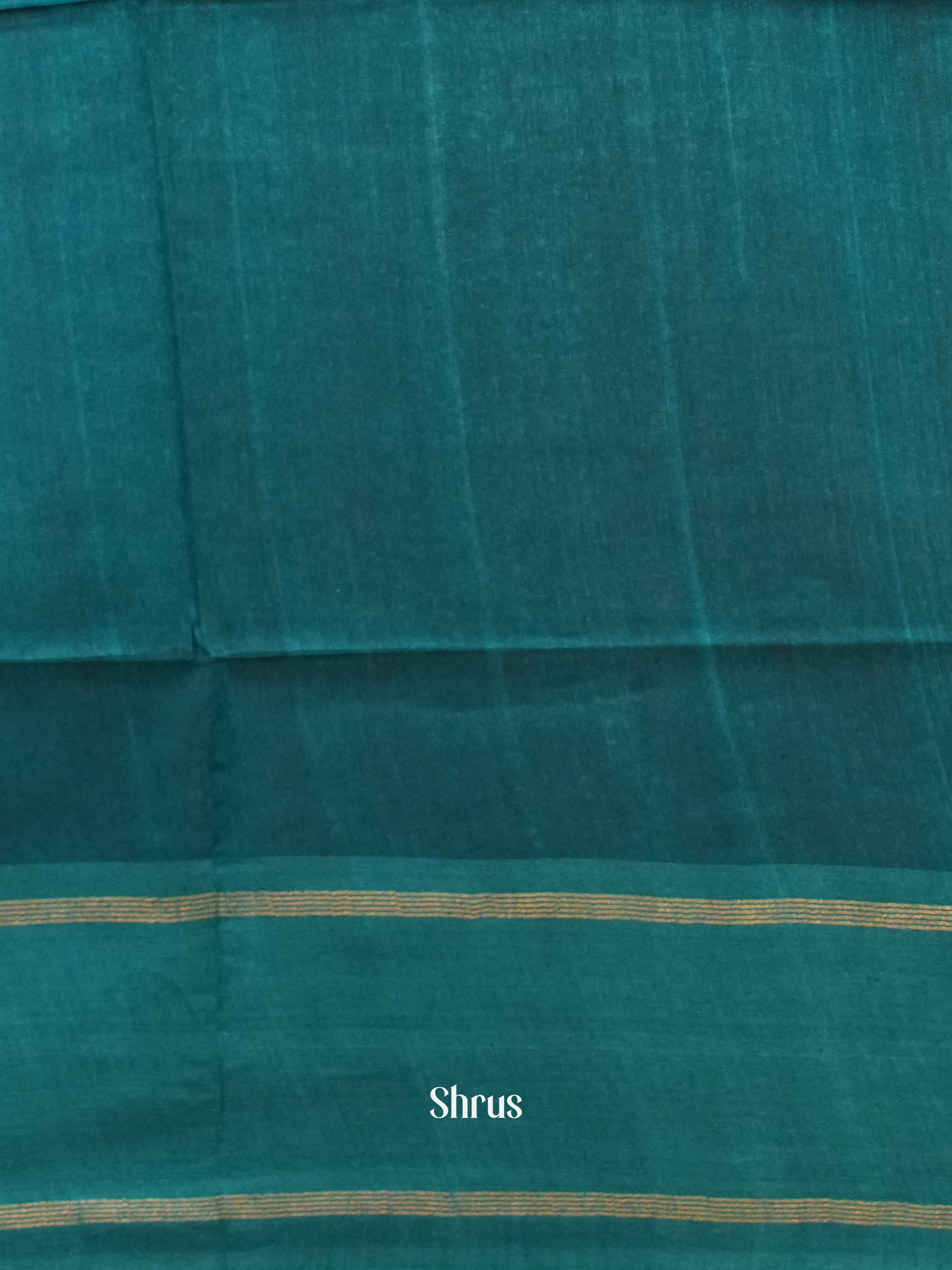 Pink & Blue - Tussar Saree - 1