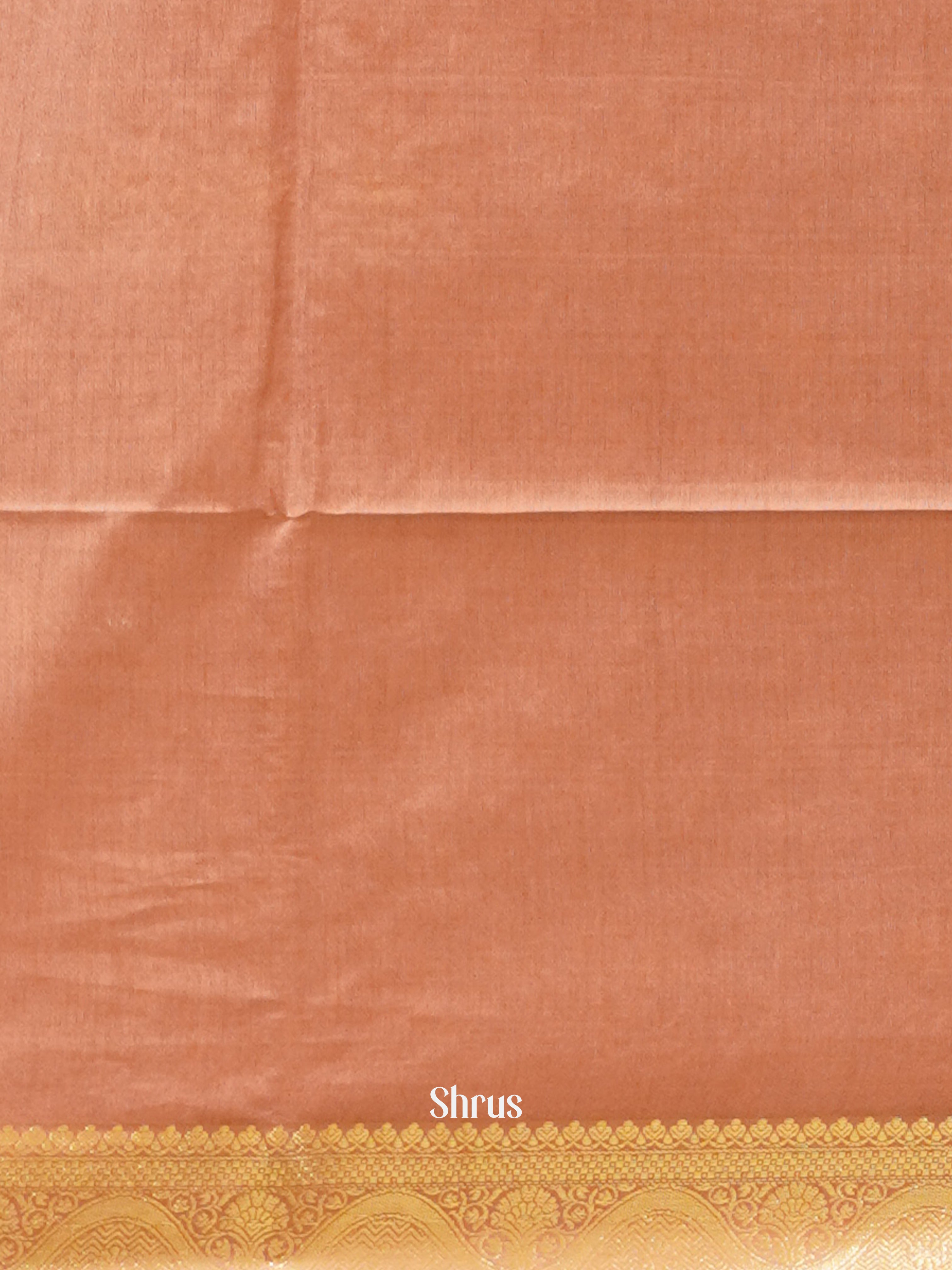 Dusty Pink (Single Tone)- Semi Silk Cotton Saree - Shop on ShrusEternity.com