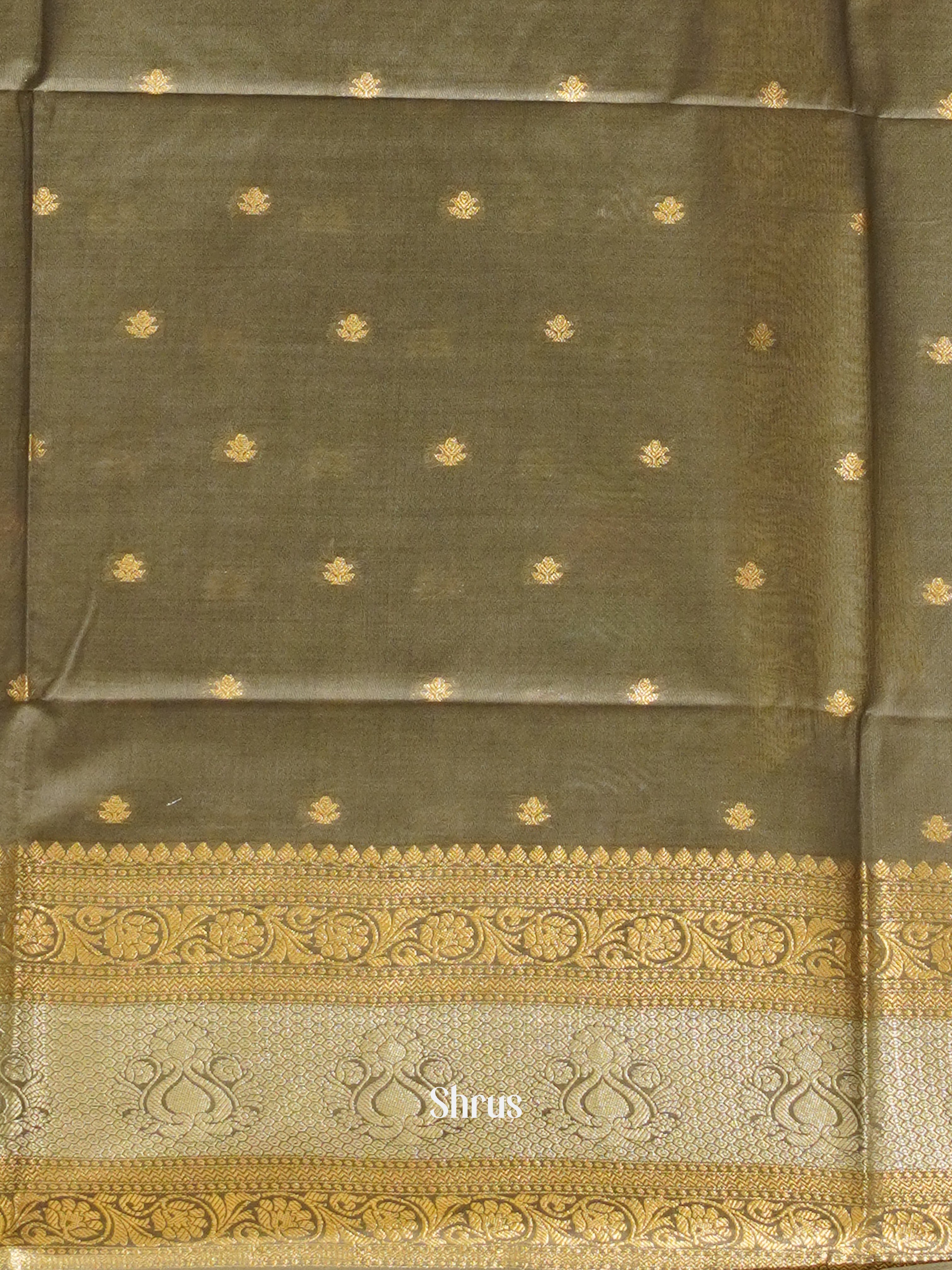 CDS27018 - Semi Silkcotton Saree - Shop on ShrusEternity.com