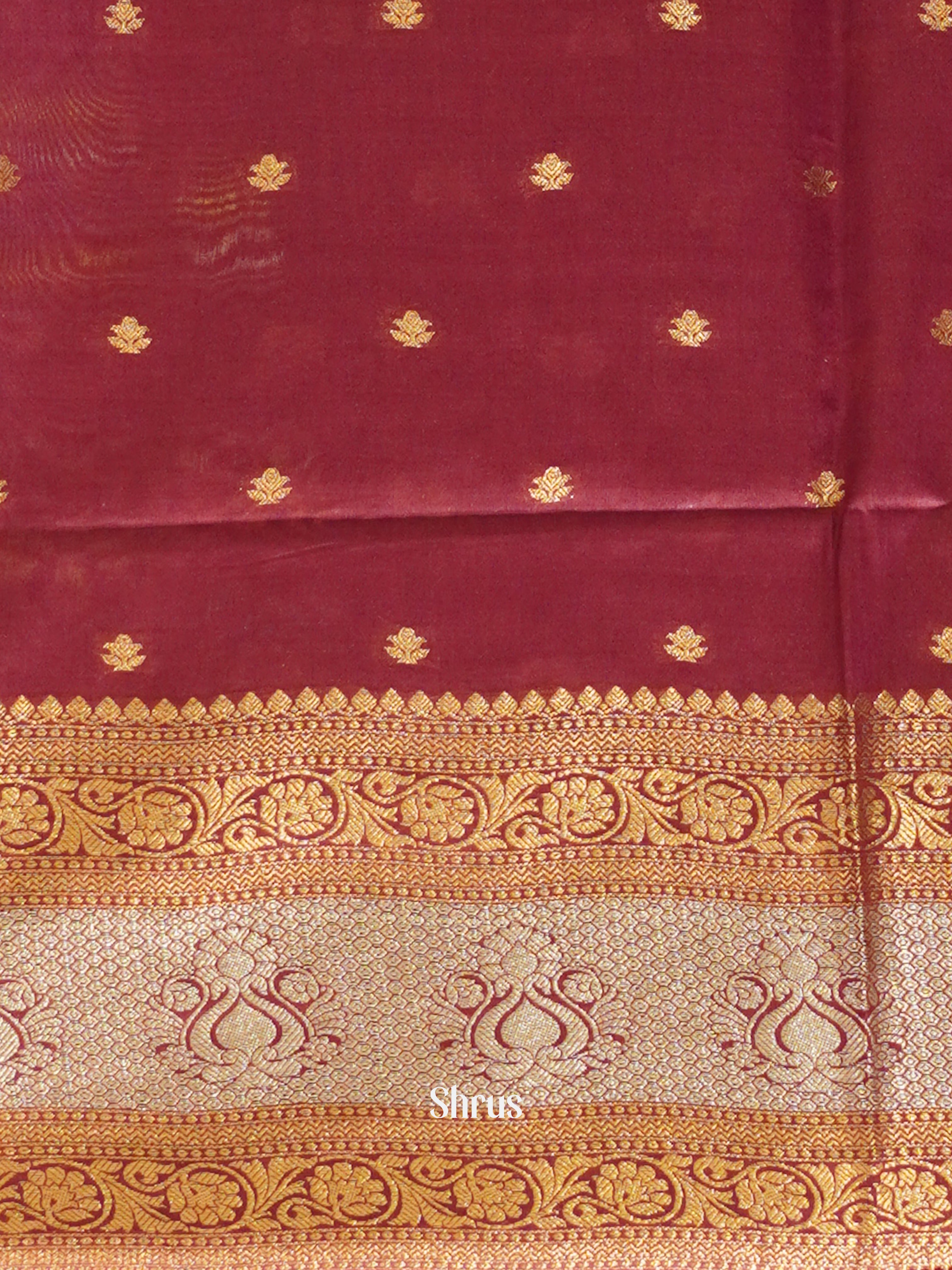 Purple (Single Tone)- Semi Silk Cotton Saree - Shop on ShrusEternity.com