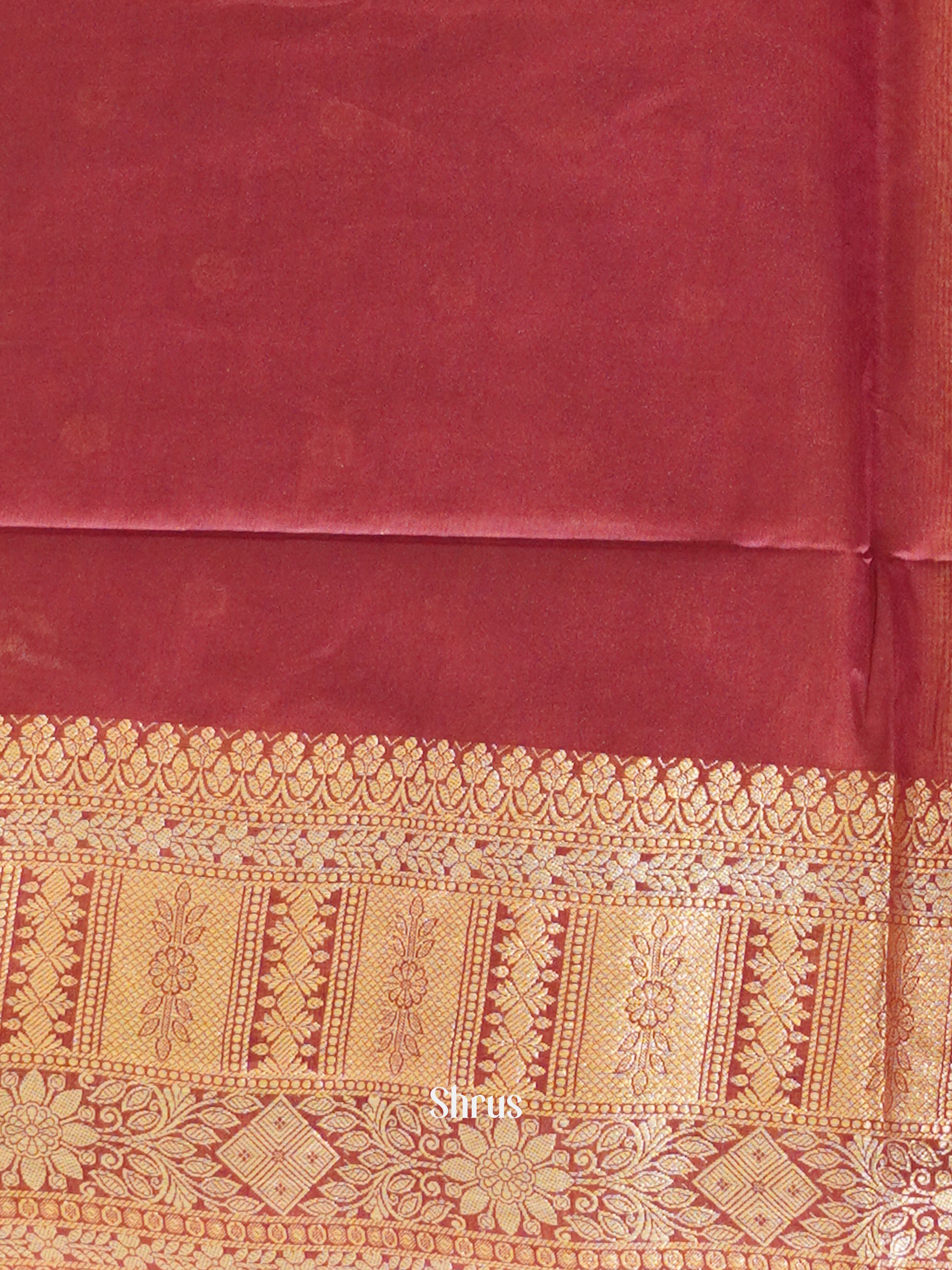 Majenta(Single Tone)- Semi Silk Cotton saree - Shop on ShrusEternity.com
