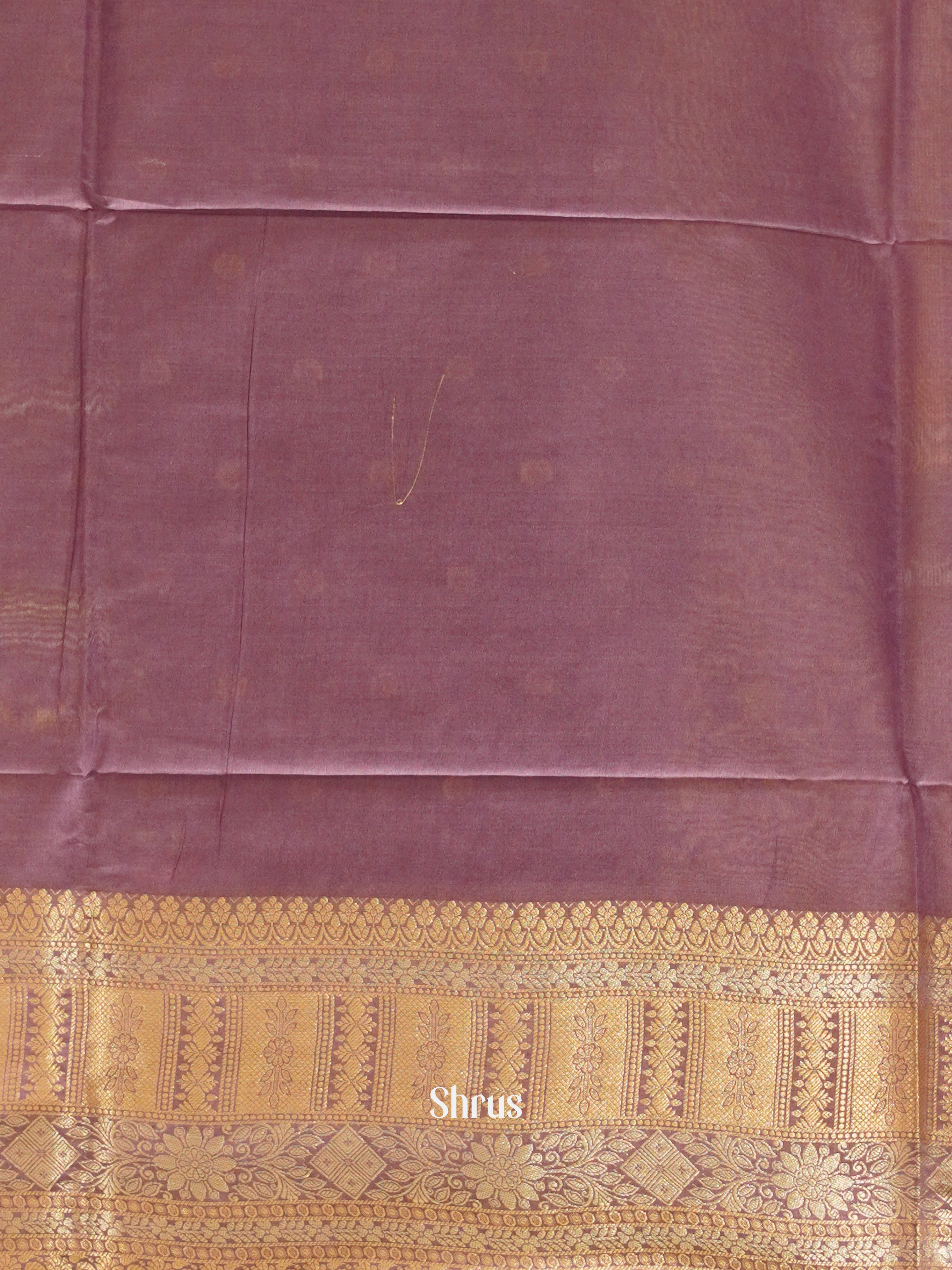 Purple(Single Tone)- Semi Silk Cotton saree - Shop on ShrusEternity.com