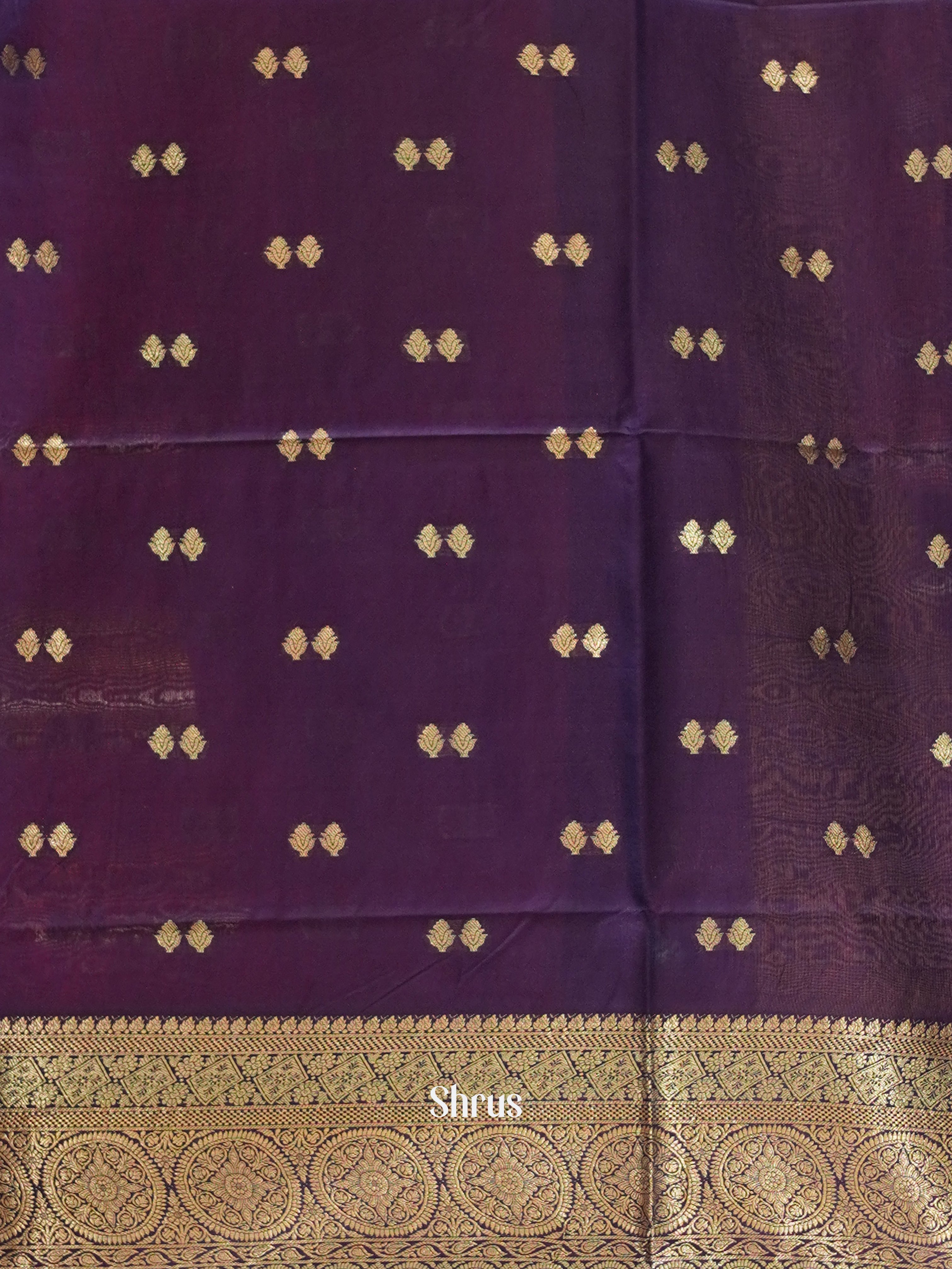 CDS27075 - Semi Silkcotton Saree - Shop on ShrusEternity.com