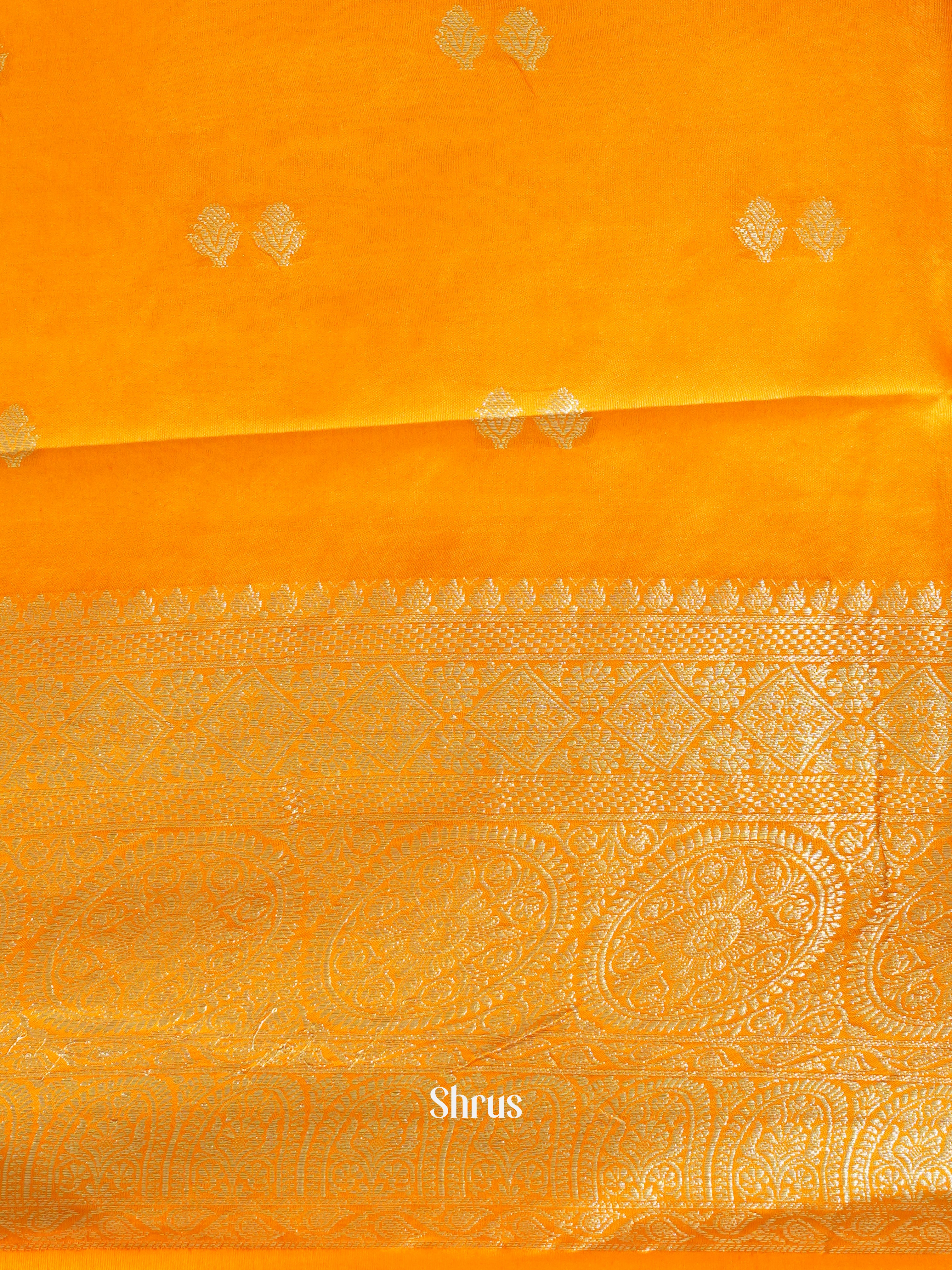Yellow & Orange -North silkcotton - Shop on ShrusEternity.com