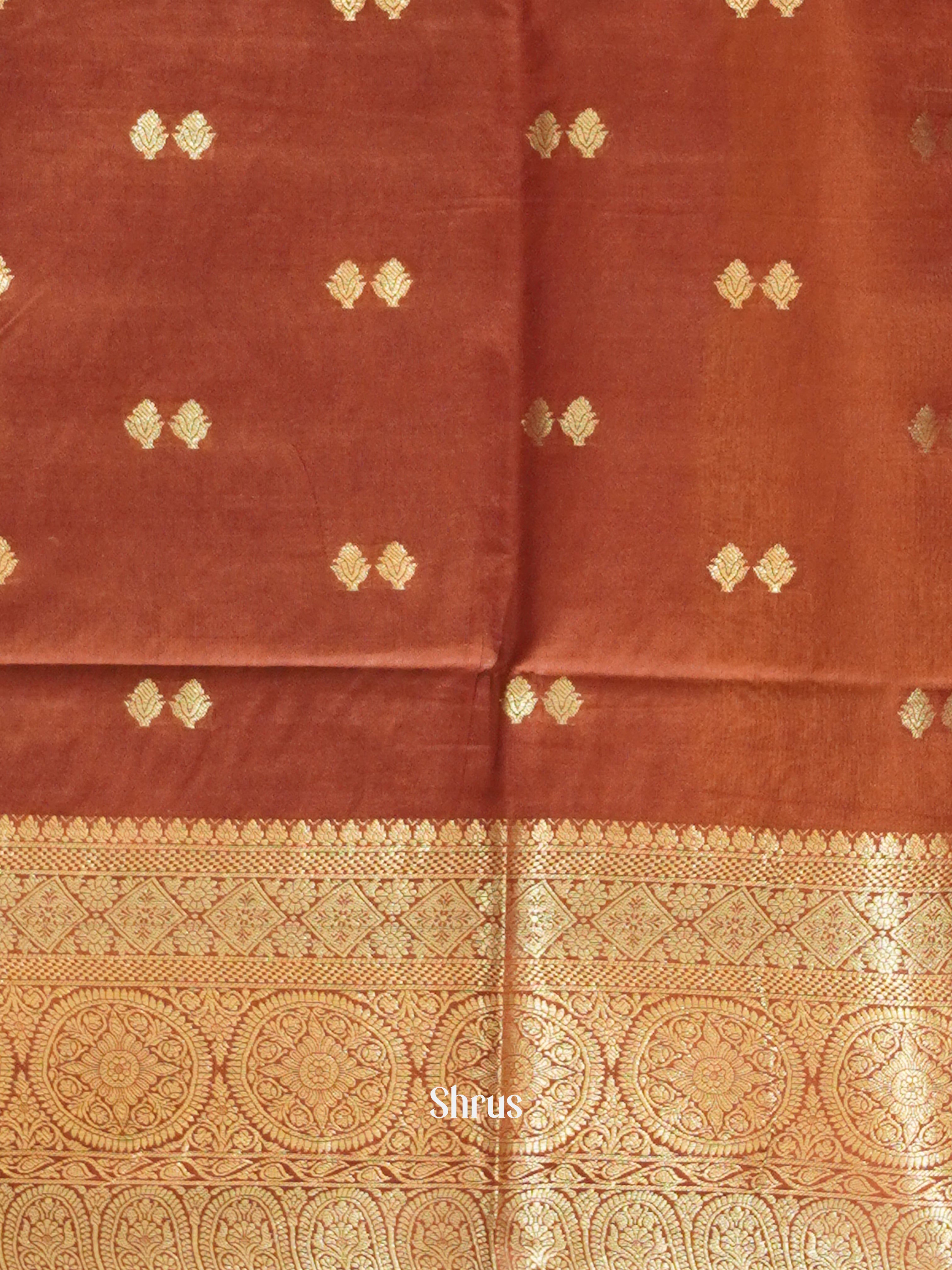 CDS27090 - Semi Silkcotton Saree - Shop on ShrusEternity.com