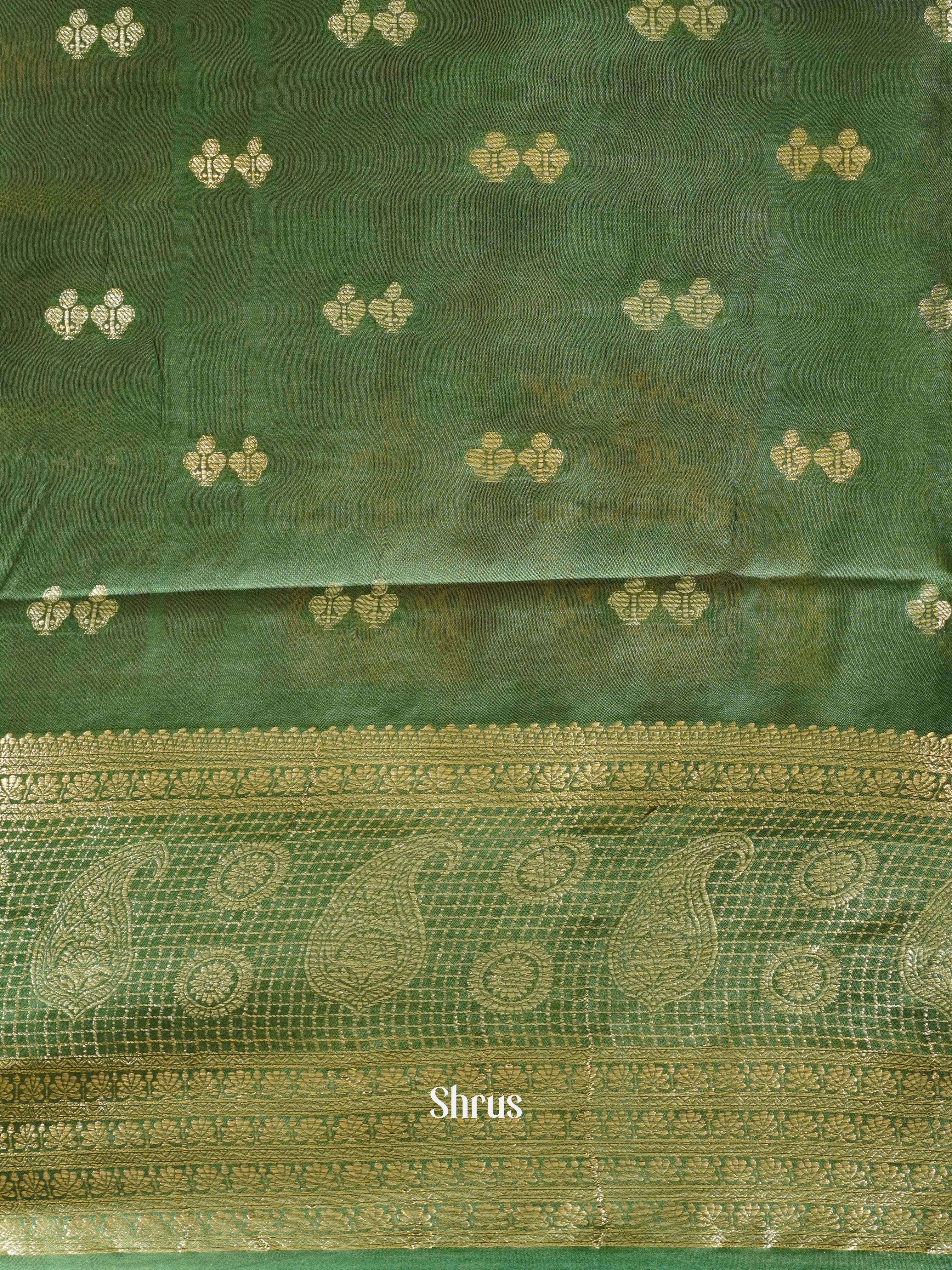 Purple & Green -North silkcotton - Shop on ShrusEternity.com