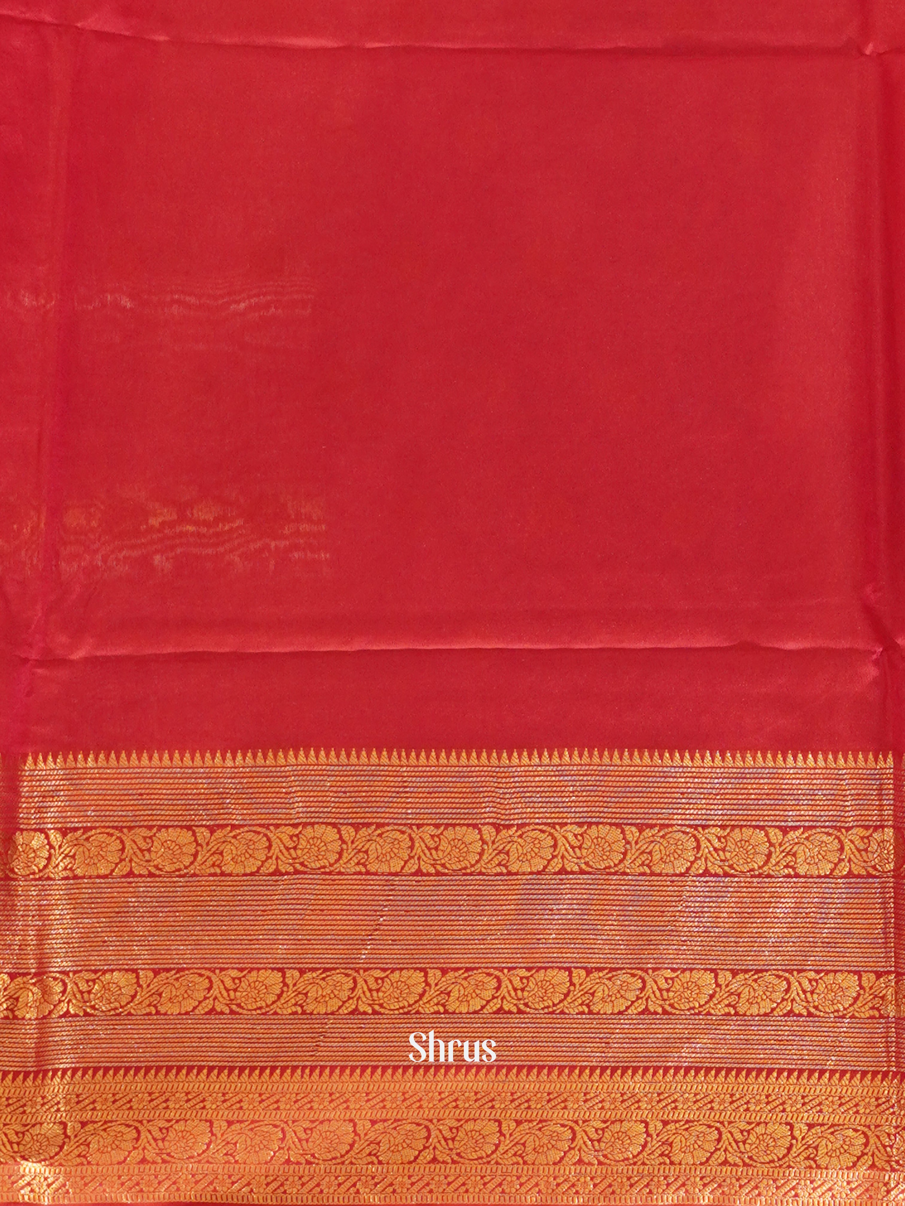 Baby Pink & Pink - Semi Silk Cotton Saree - Shop on ShrusEternity.com
