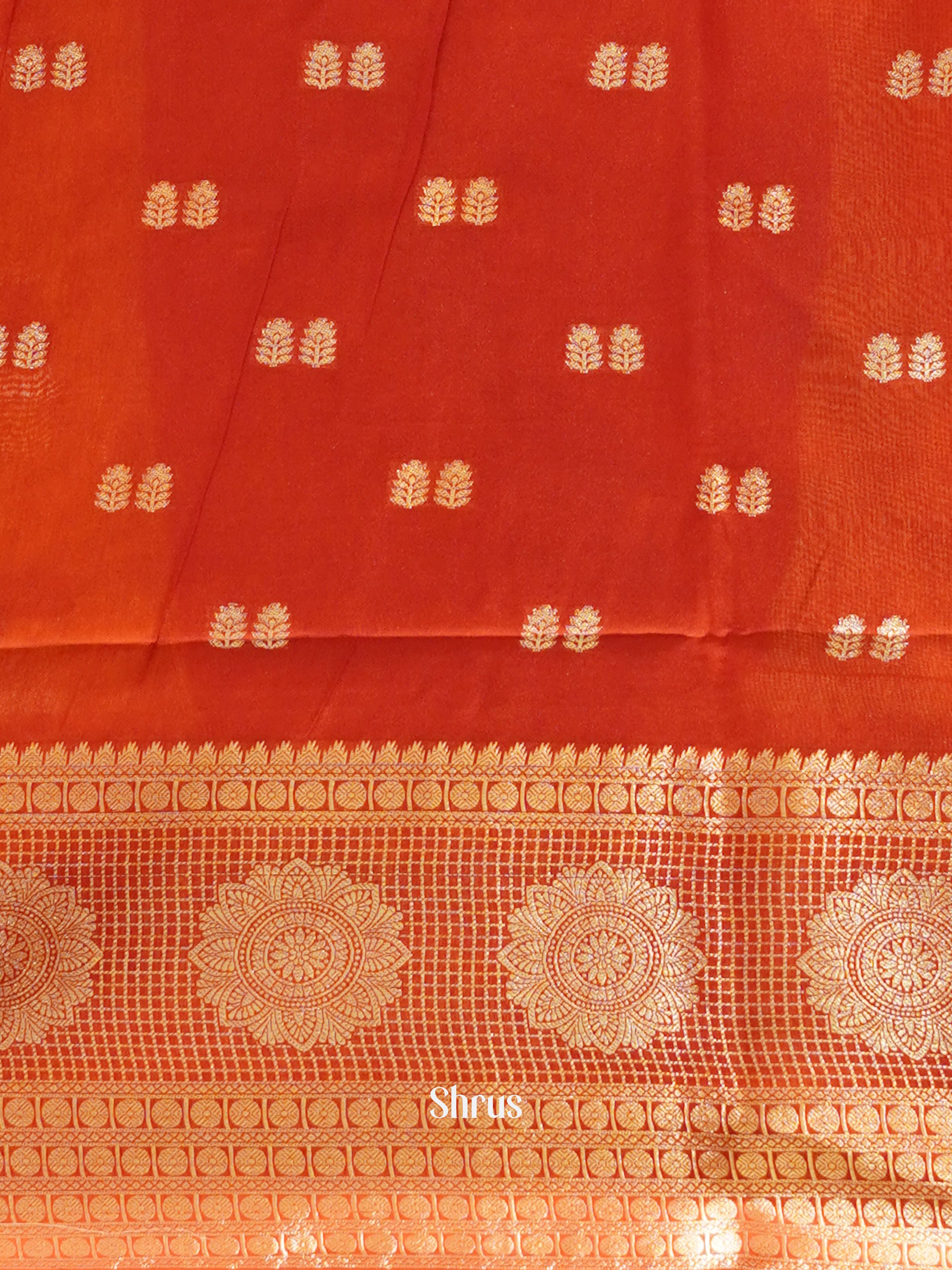 CDS27167 - Semi Silkcotton Saree - Shop on ShrusEternity.com