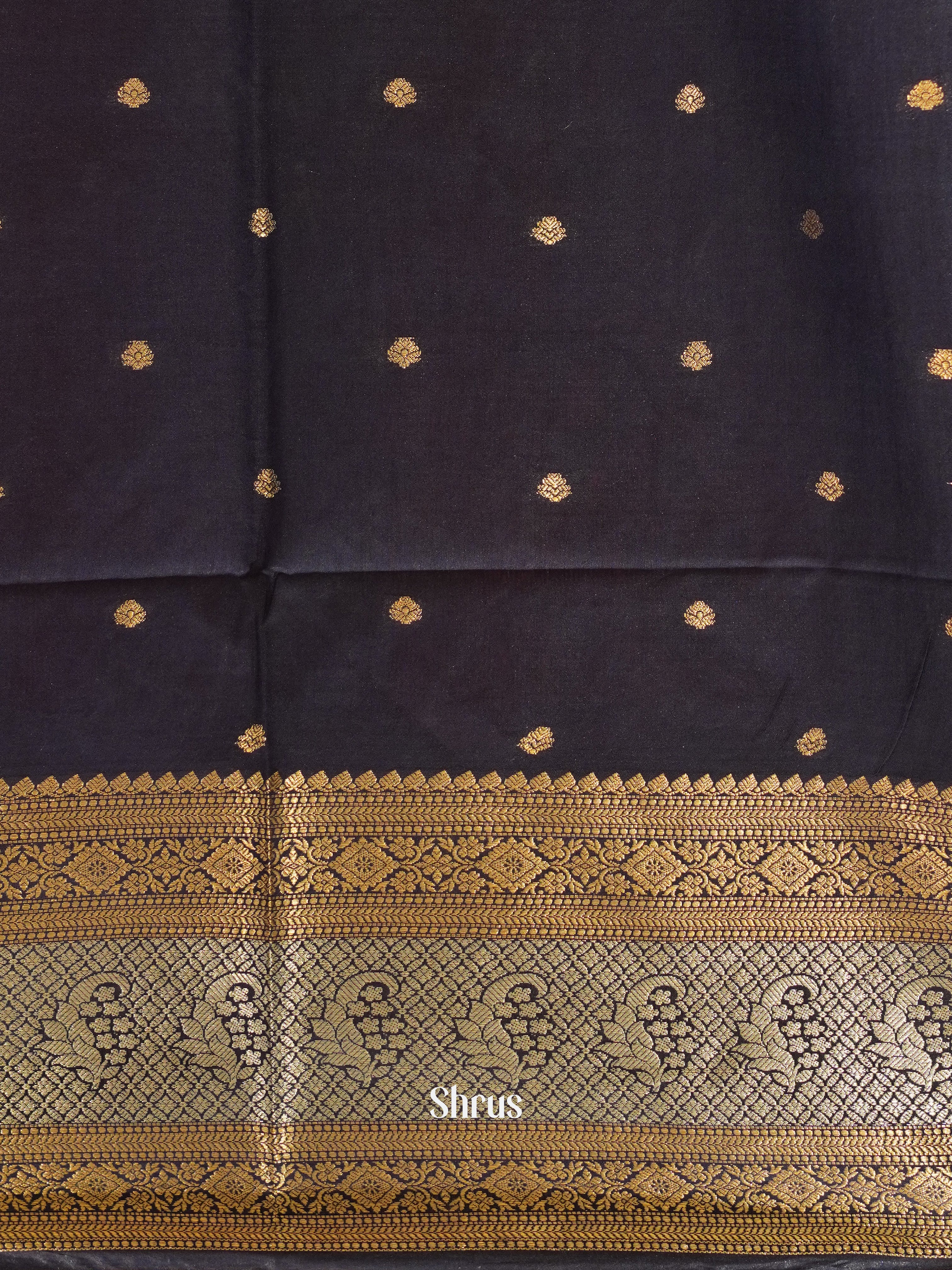 Reddish Pink & Blue - North silkcotton Saree - Shop on ShrusEternity.com