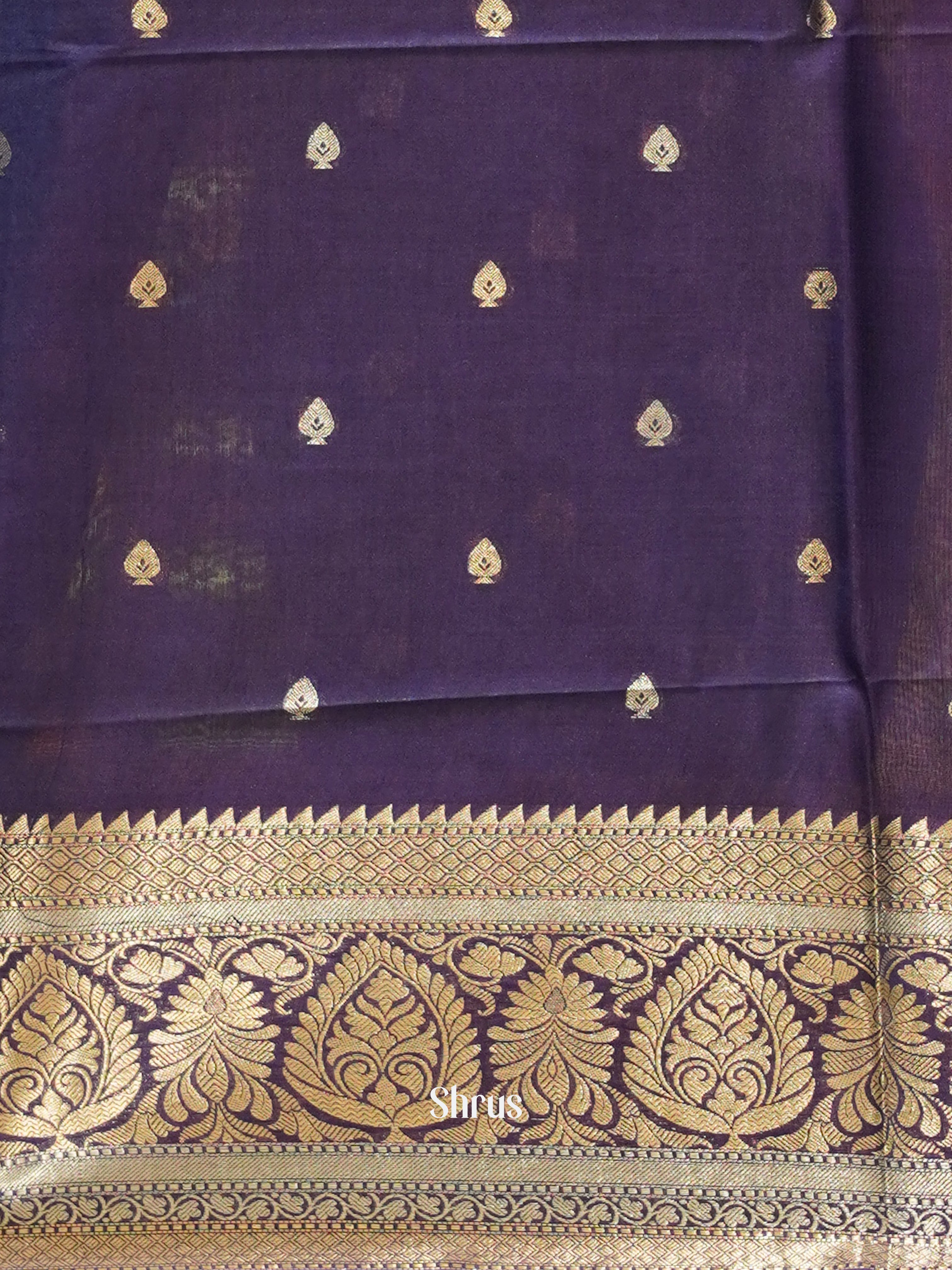 CDS27183 - Semi Silkcotton Saree - Shop on ShrusEternity.com