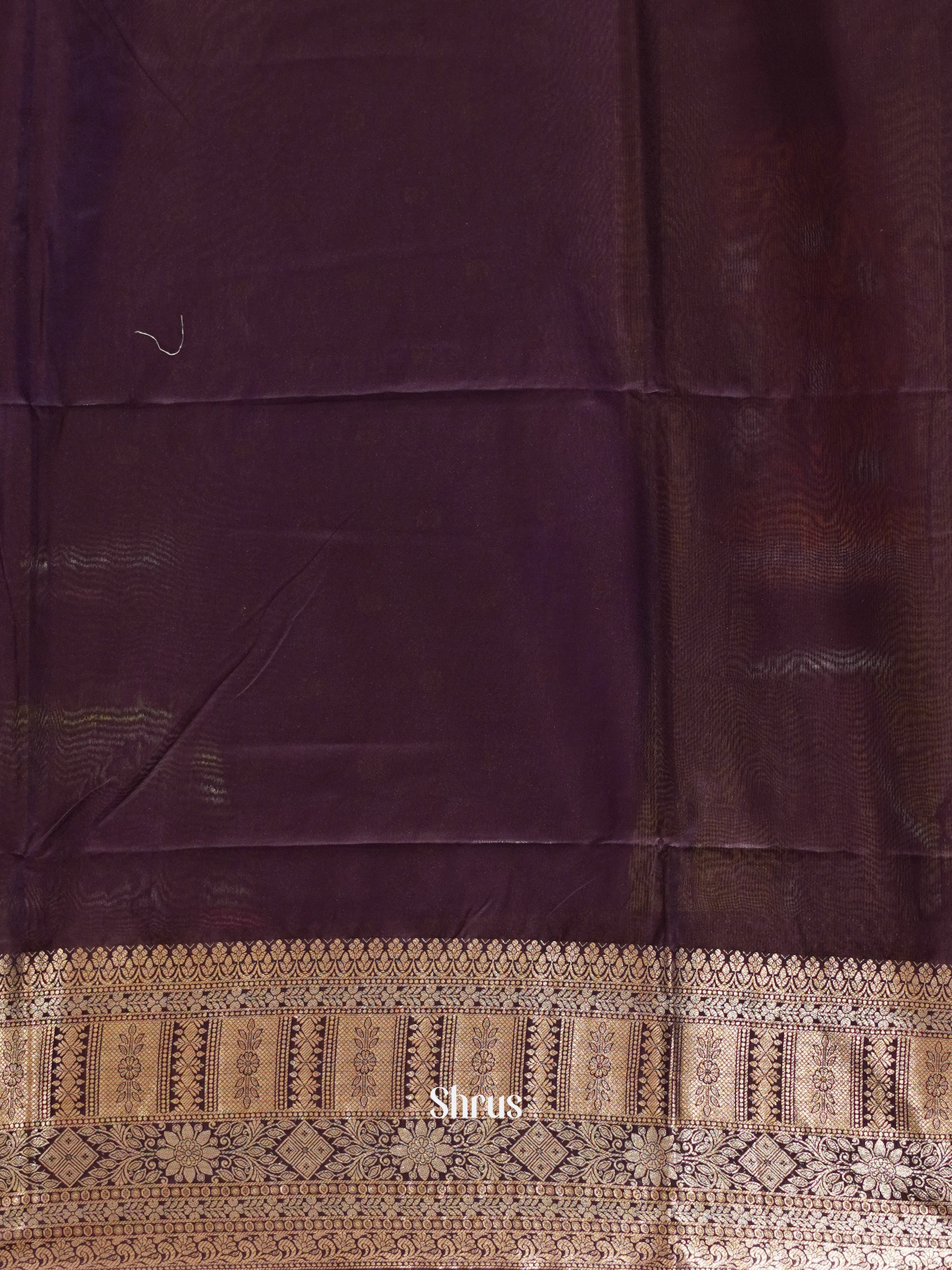 Purple & Violet -Semi Silk Cotton saree - Shop on ShrusEternity.com