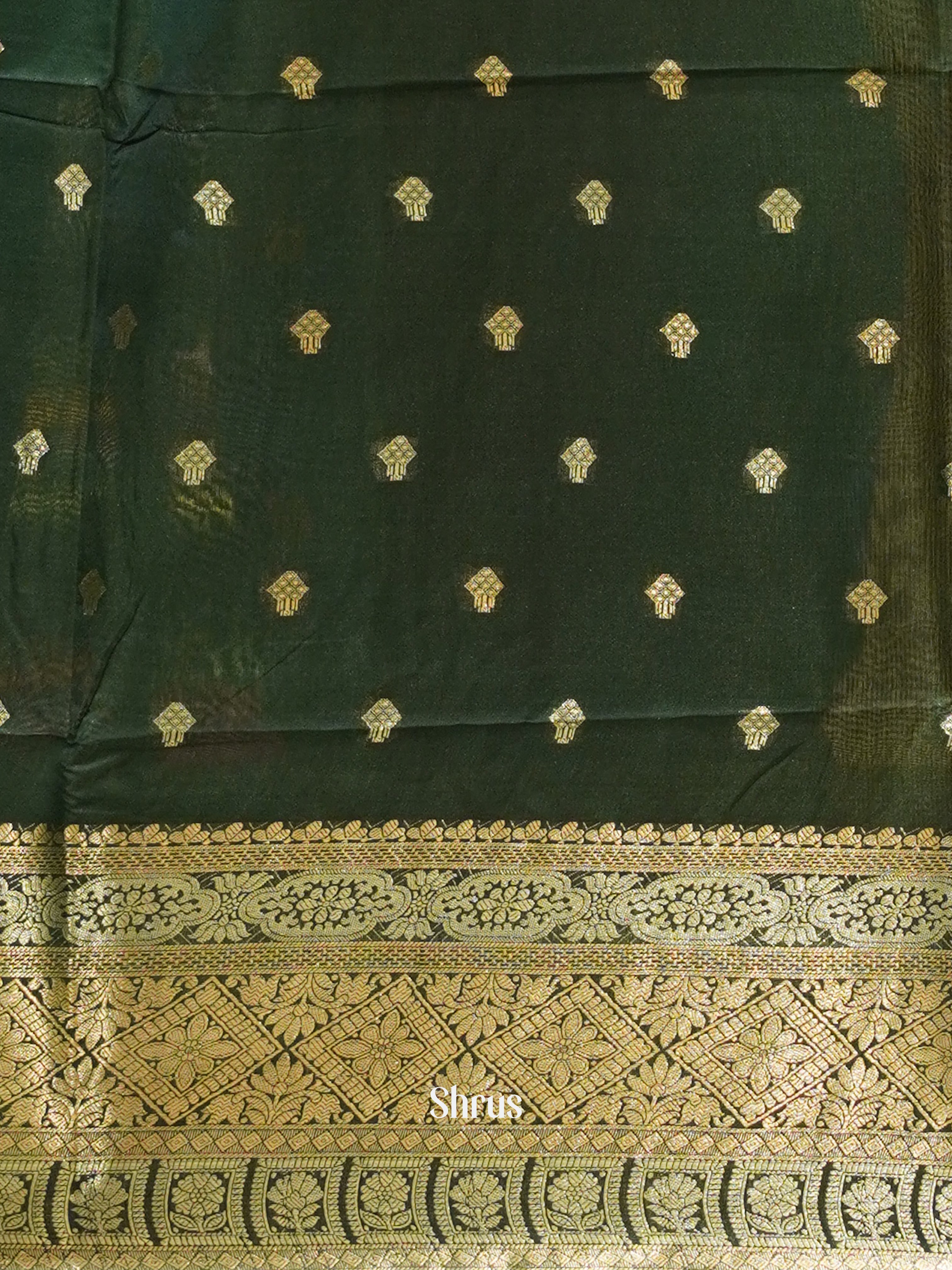 CDS27206 - Semi Silkcotton Saree - Shop on ShrusEternity.com