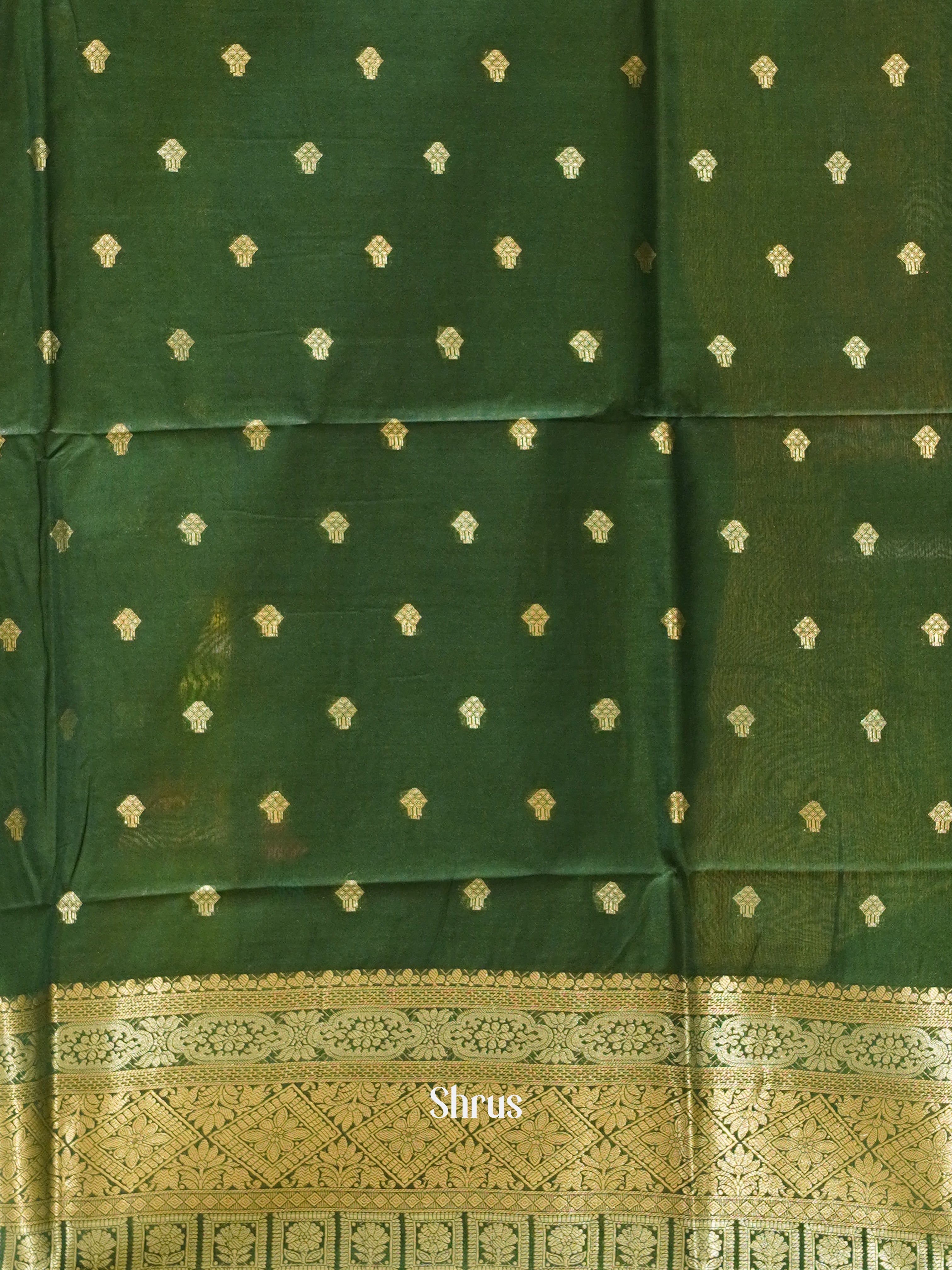 CDS27219 - Semi Silkcotton Saree - Shop on ShrusEternity.com
