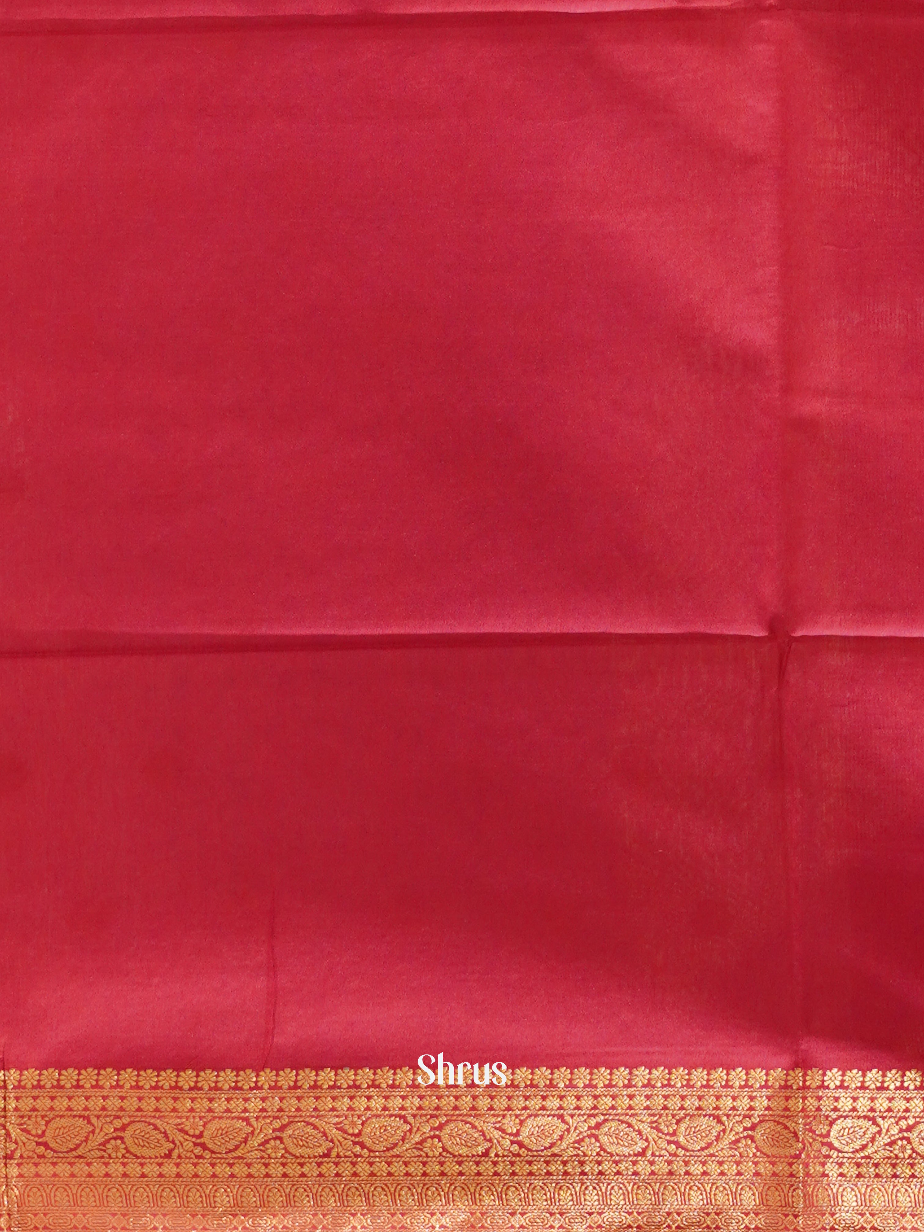 Baby Pink & Pink - Semi Silk Cotton Saree - Shop on ShrusEternity.com