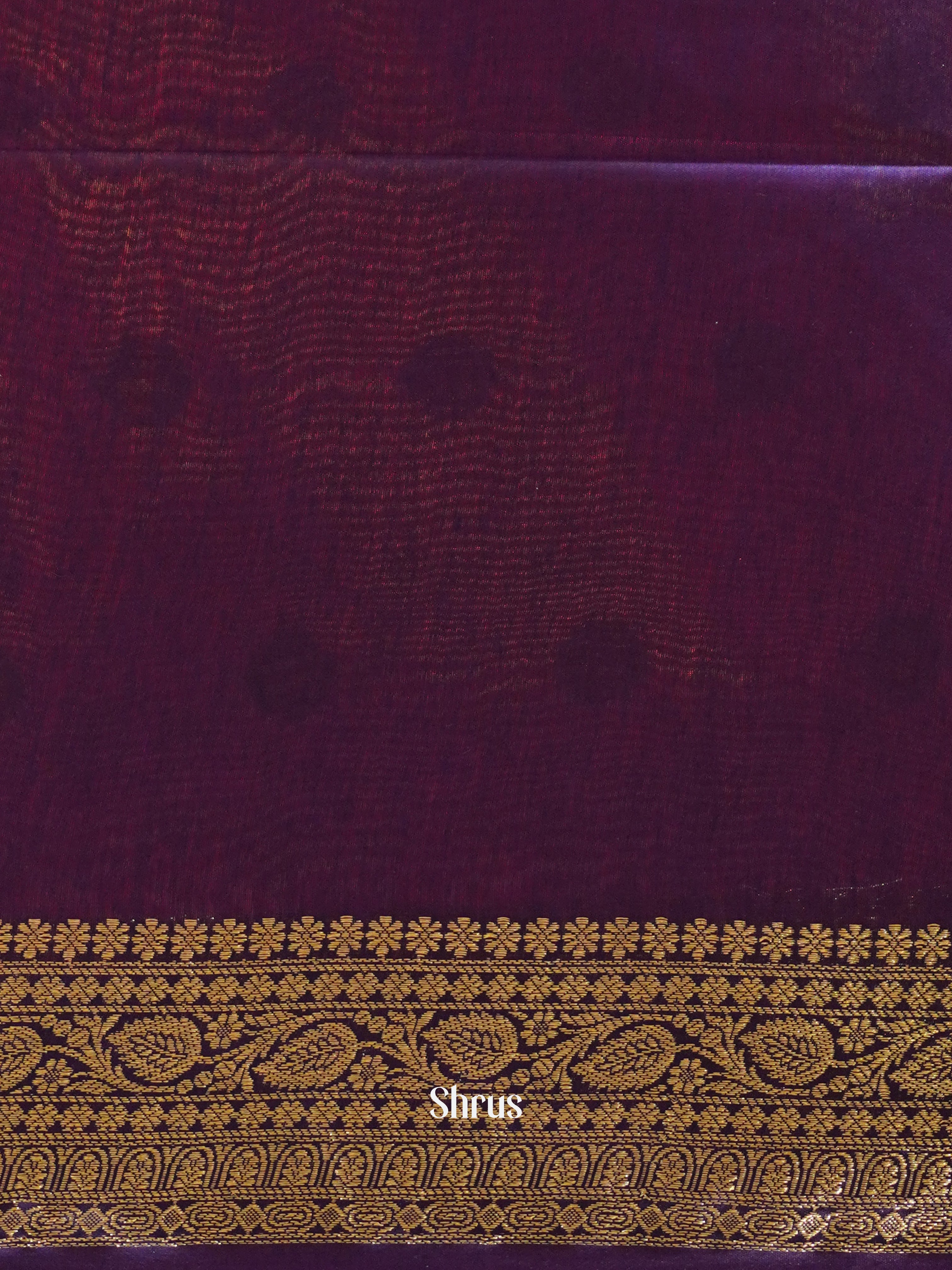 Pink & Purple- North silkcotton Saree - Shop on ShrusEternity.com