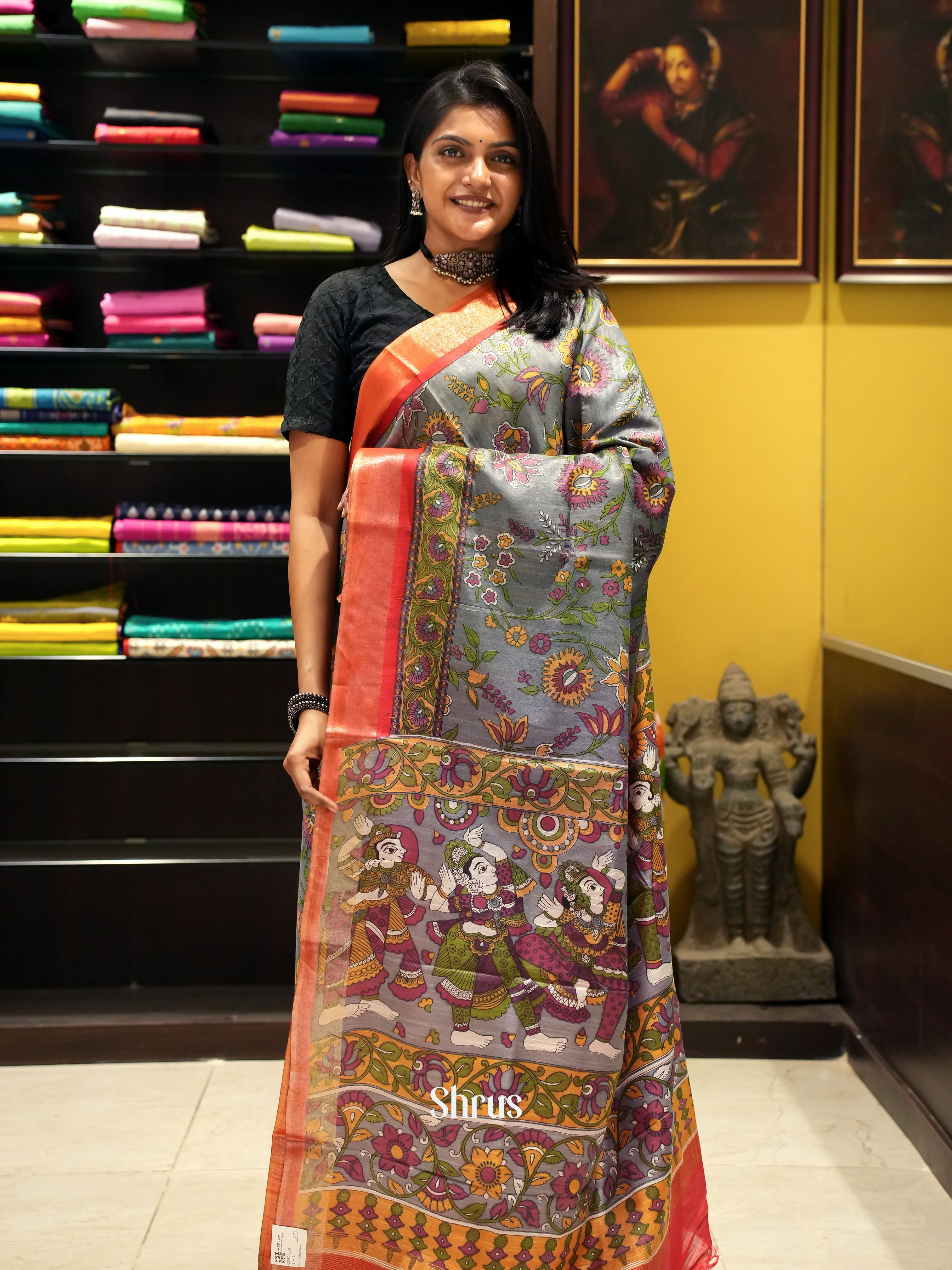 CDS27258 -Semi Chanderi - Shop on ShrusEternity.com