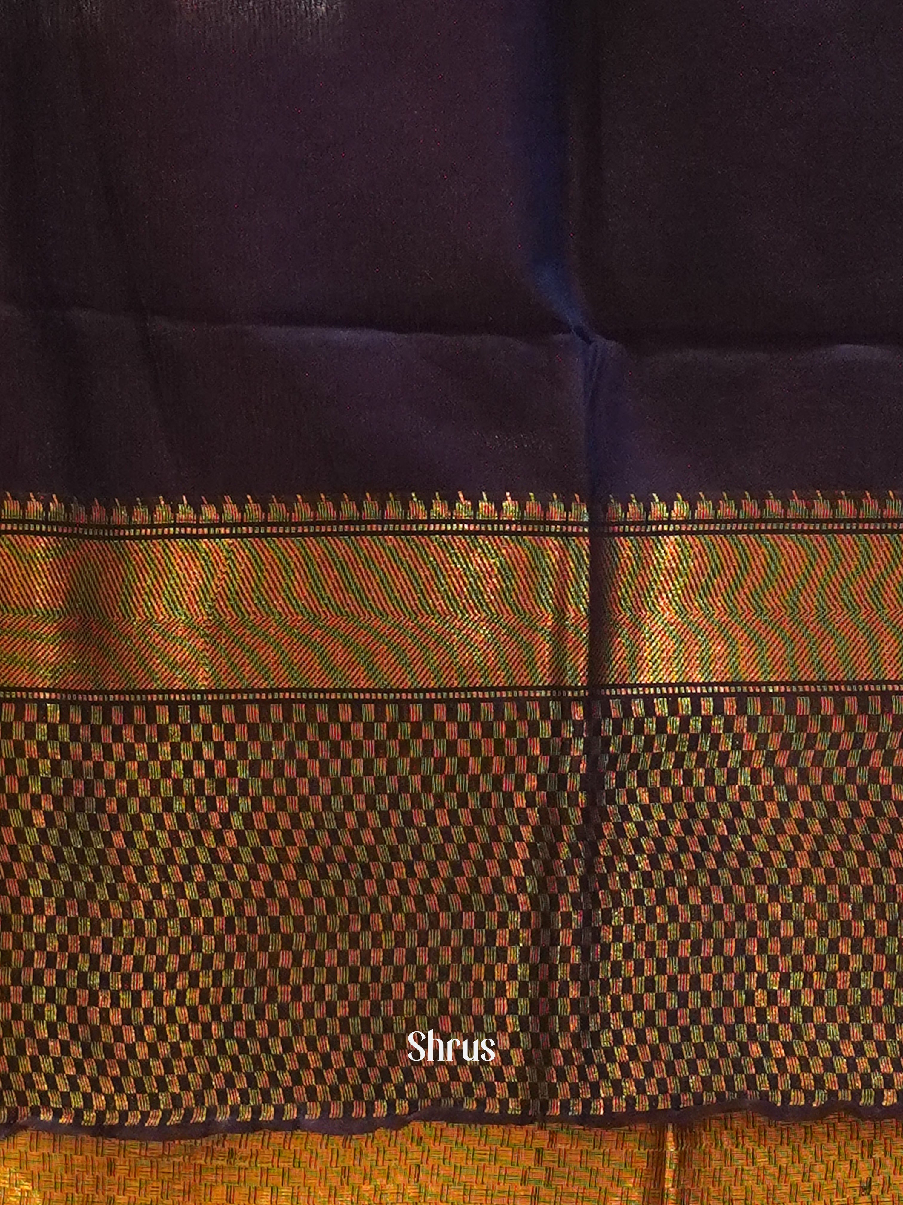 Cream & Blue - Shibori Saree - Shop on ShrusEternity.com