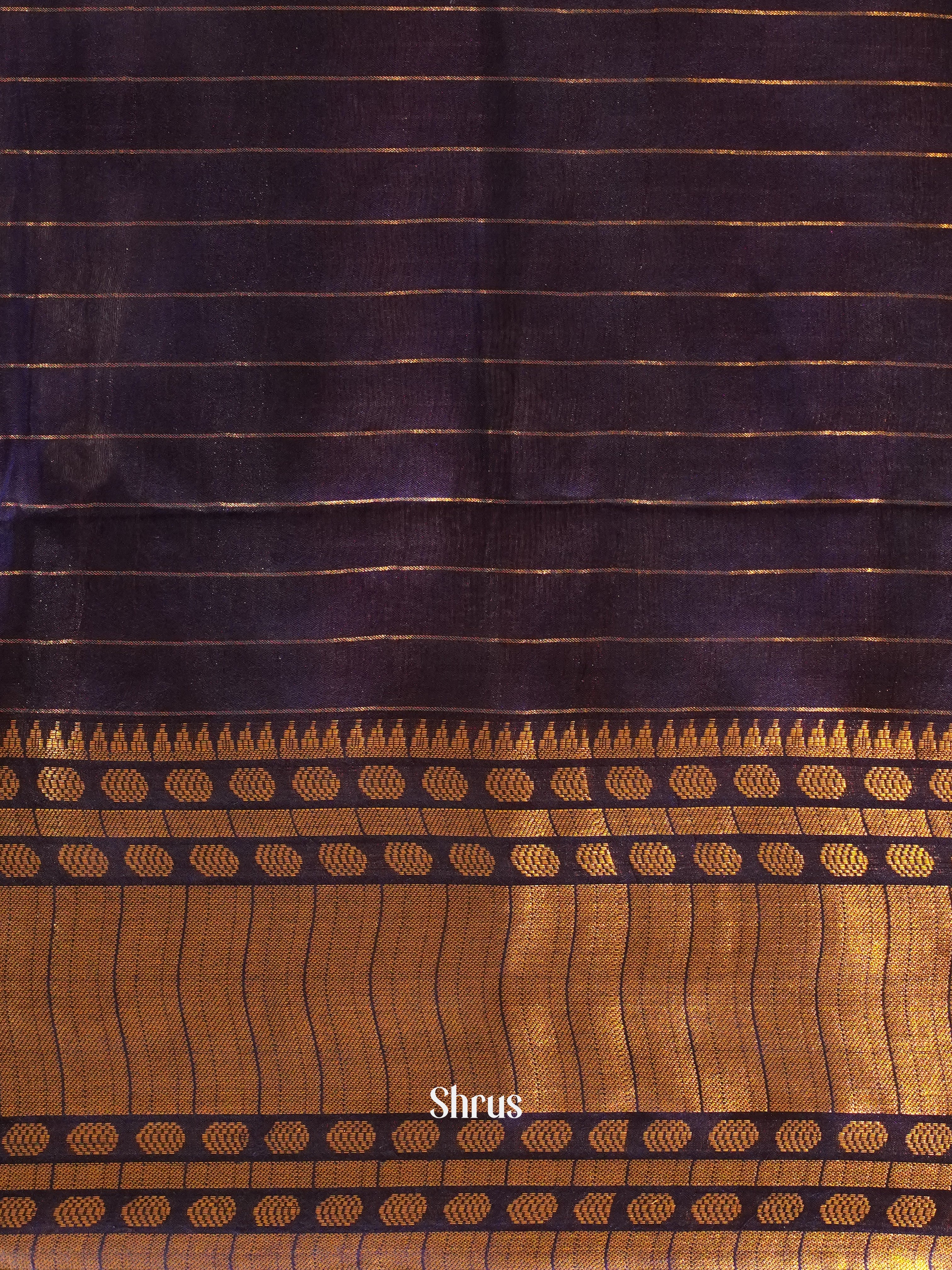 Cream & Blue - Shibori Saree - Shop on ShrusEternity.com