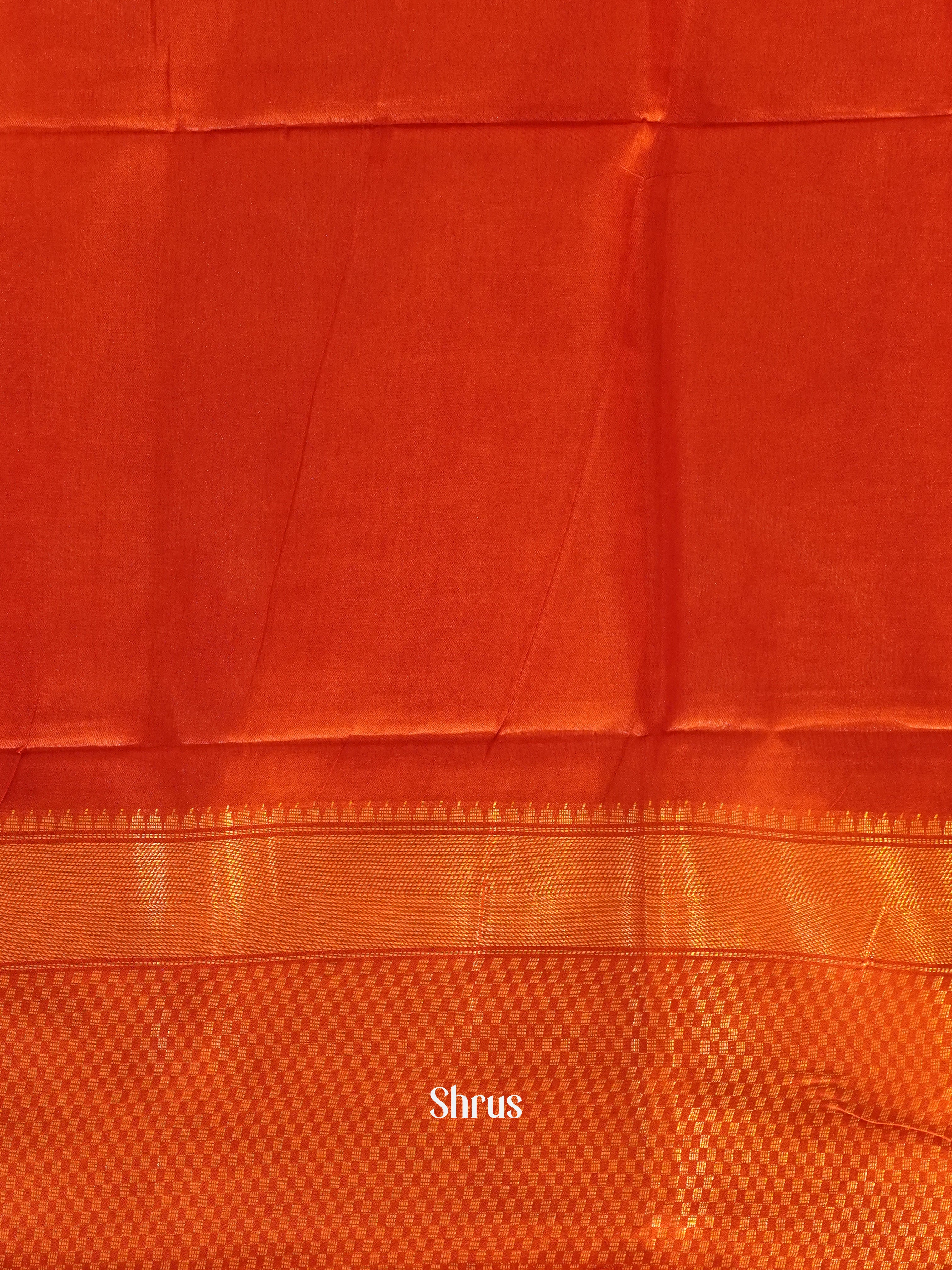 Cream & Red - Shibori Saree - Shop on ShrusEternity.com