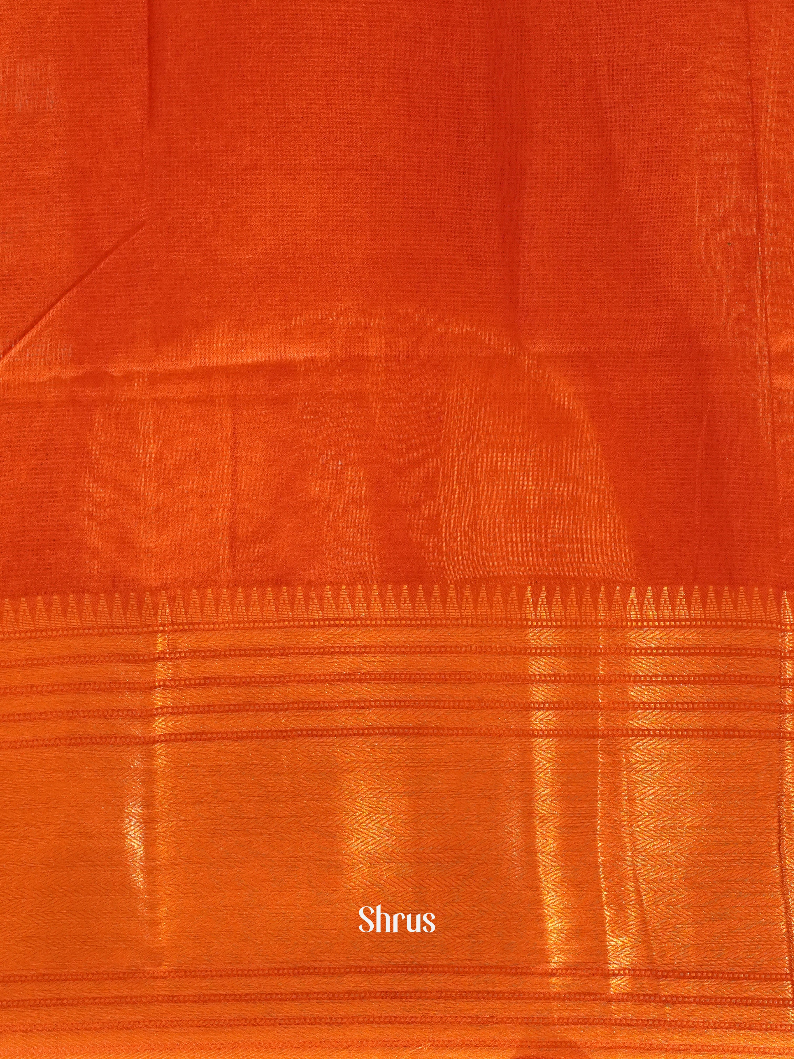 Cream & Red - Shibori Saree - Shop on ShrusEternity.com