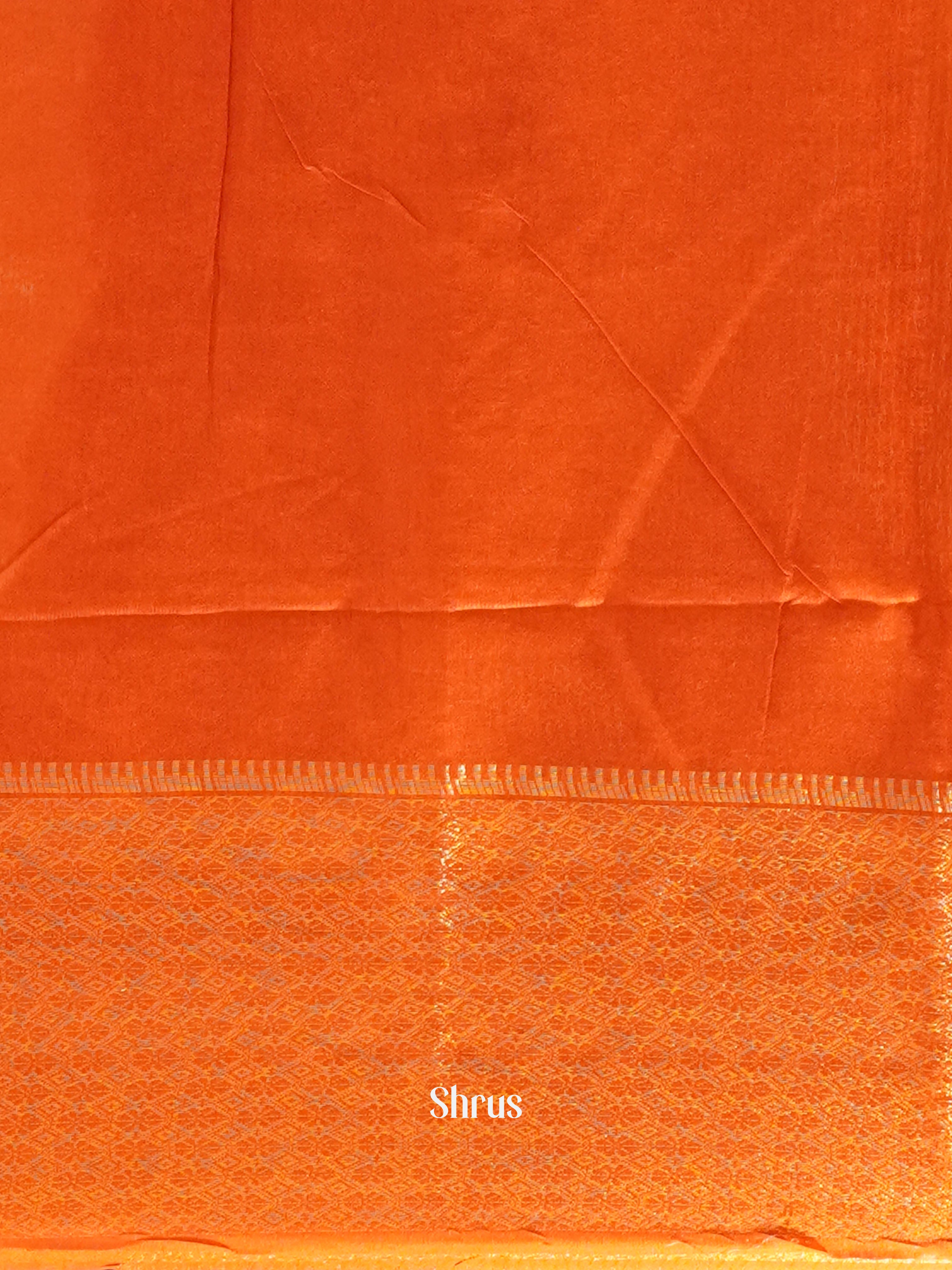Cream & Red -Shibori Saree - Shop on ShrusEternity.com