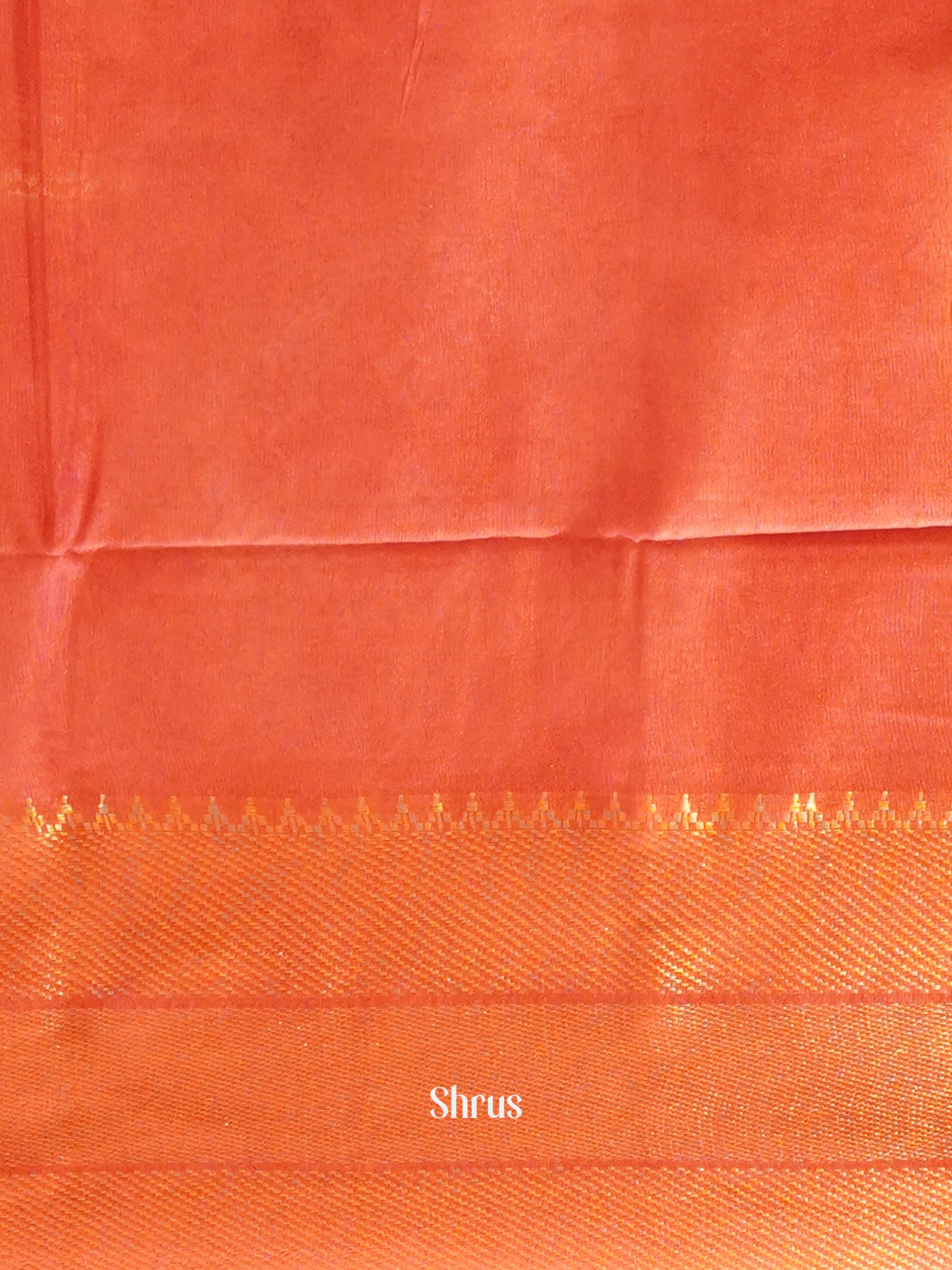 Cream & Red - Shibori Saree - Shop on ShrusEternity.com