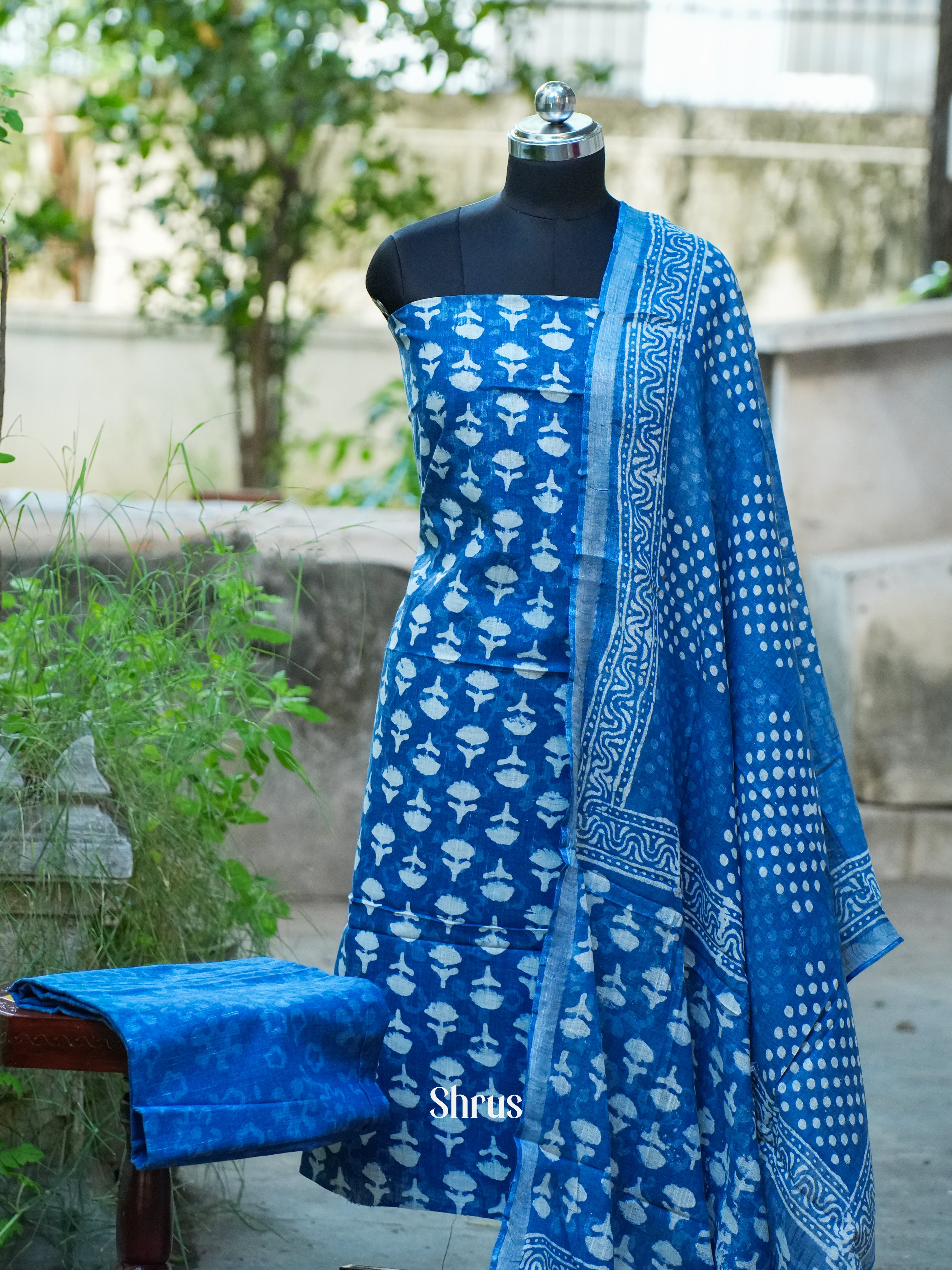 CDS27376 - Cotton salwar - Shop on ShrusEternity.com