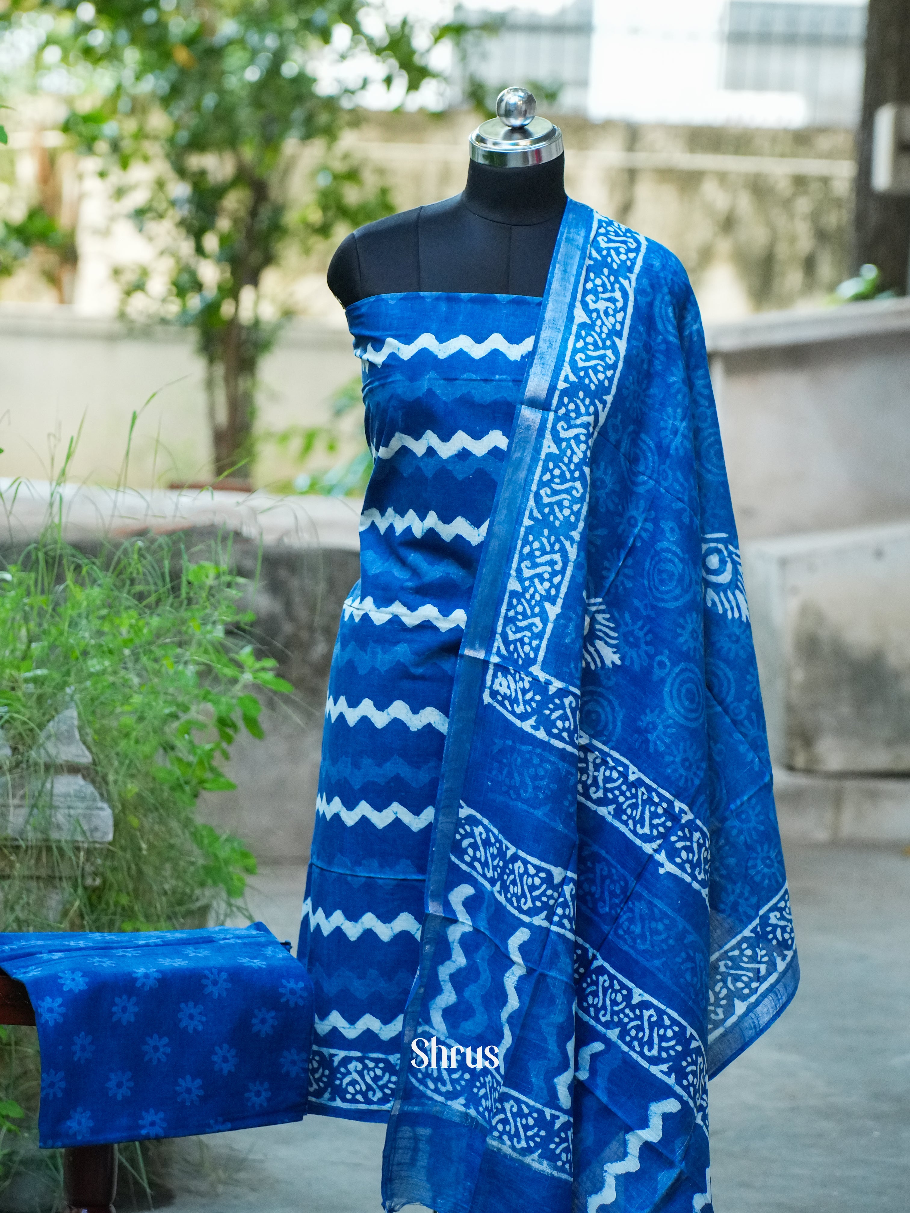 CDS27377 - Cotton salwar - Shop on ShrusEternity.com