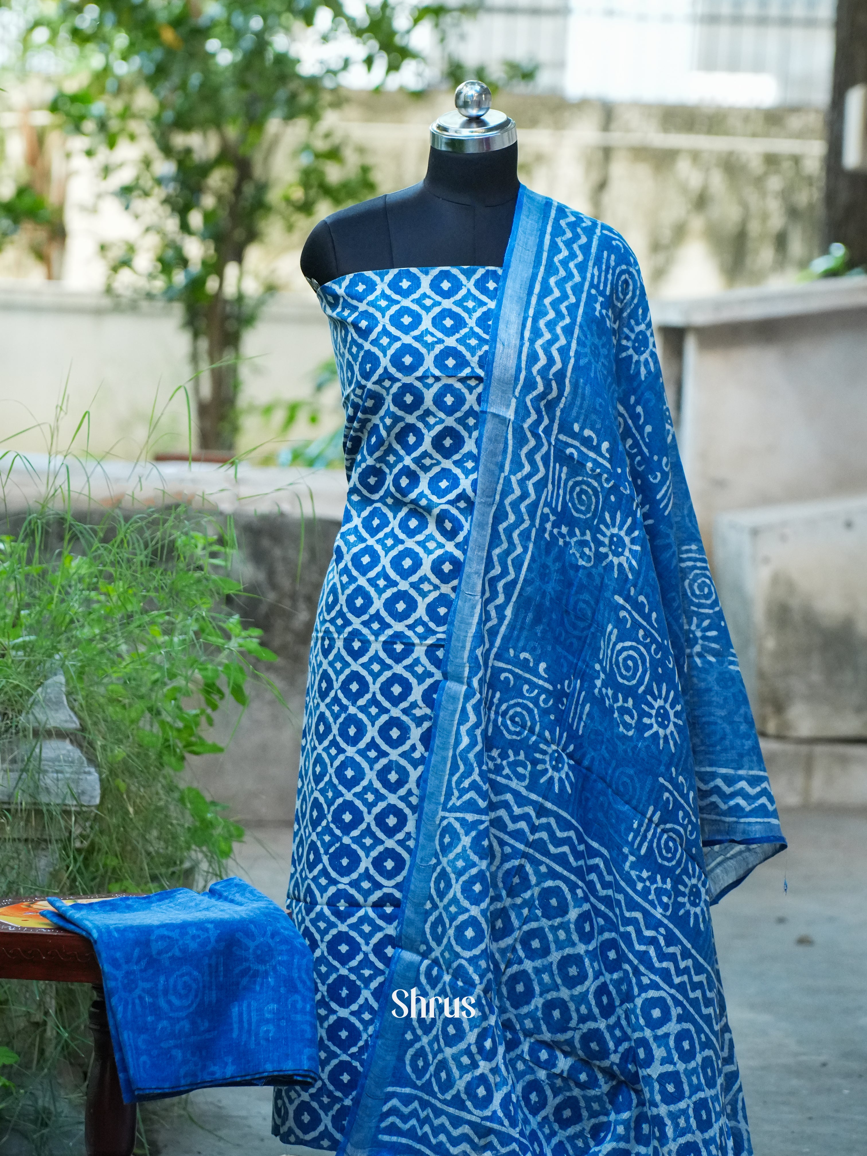 CDS27378 - Cotton salwar - Shop on ShrusEternity.com