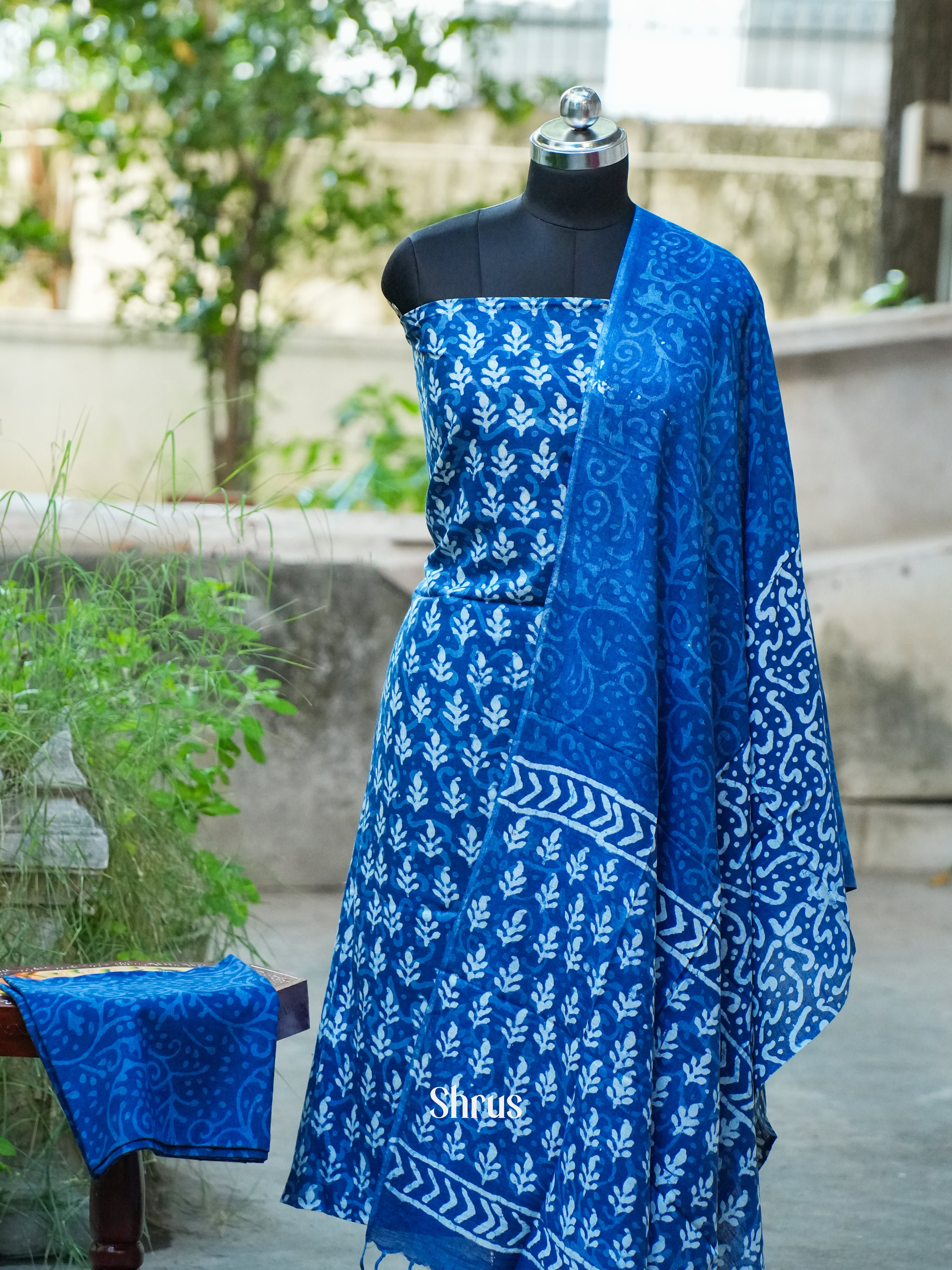 CDS27382 - Cotton salwar - Shop on ShrusEternity.com