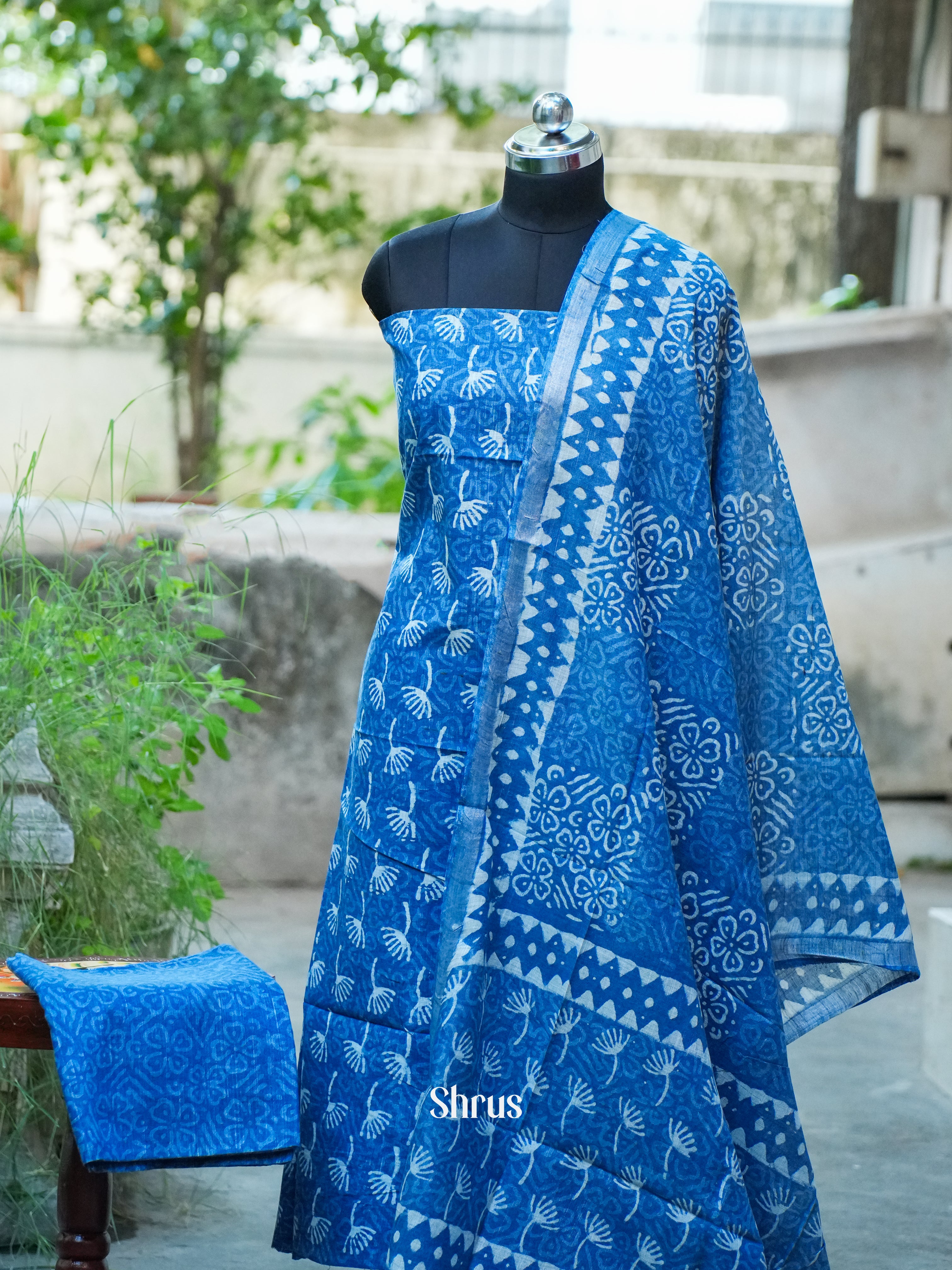 CDS27384 - Cotton salwar - Shop on ShrusEternity.com