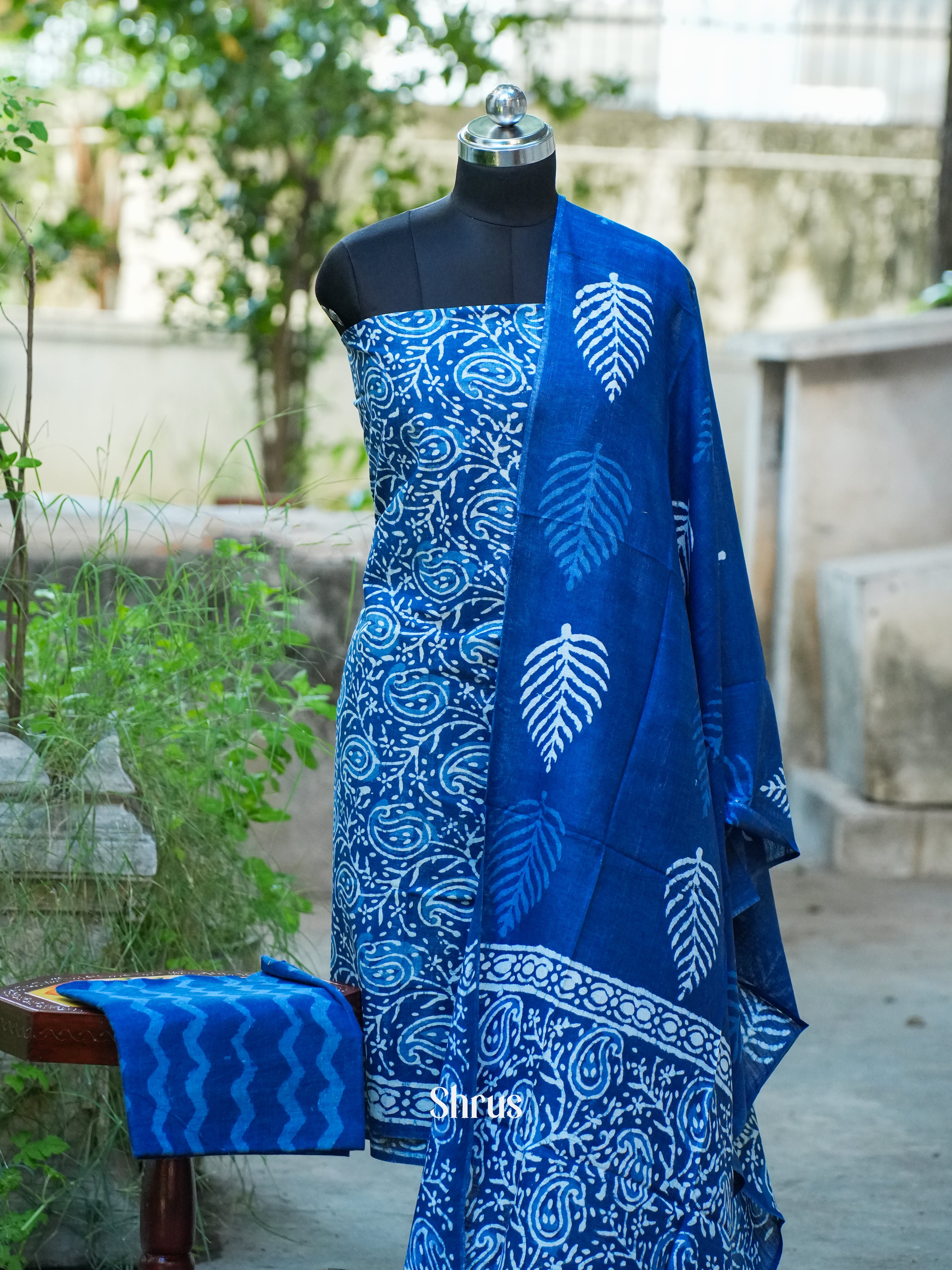 CDS27386 - Cotton salwar - Shop on ShrusEternity.com