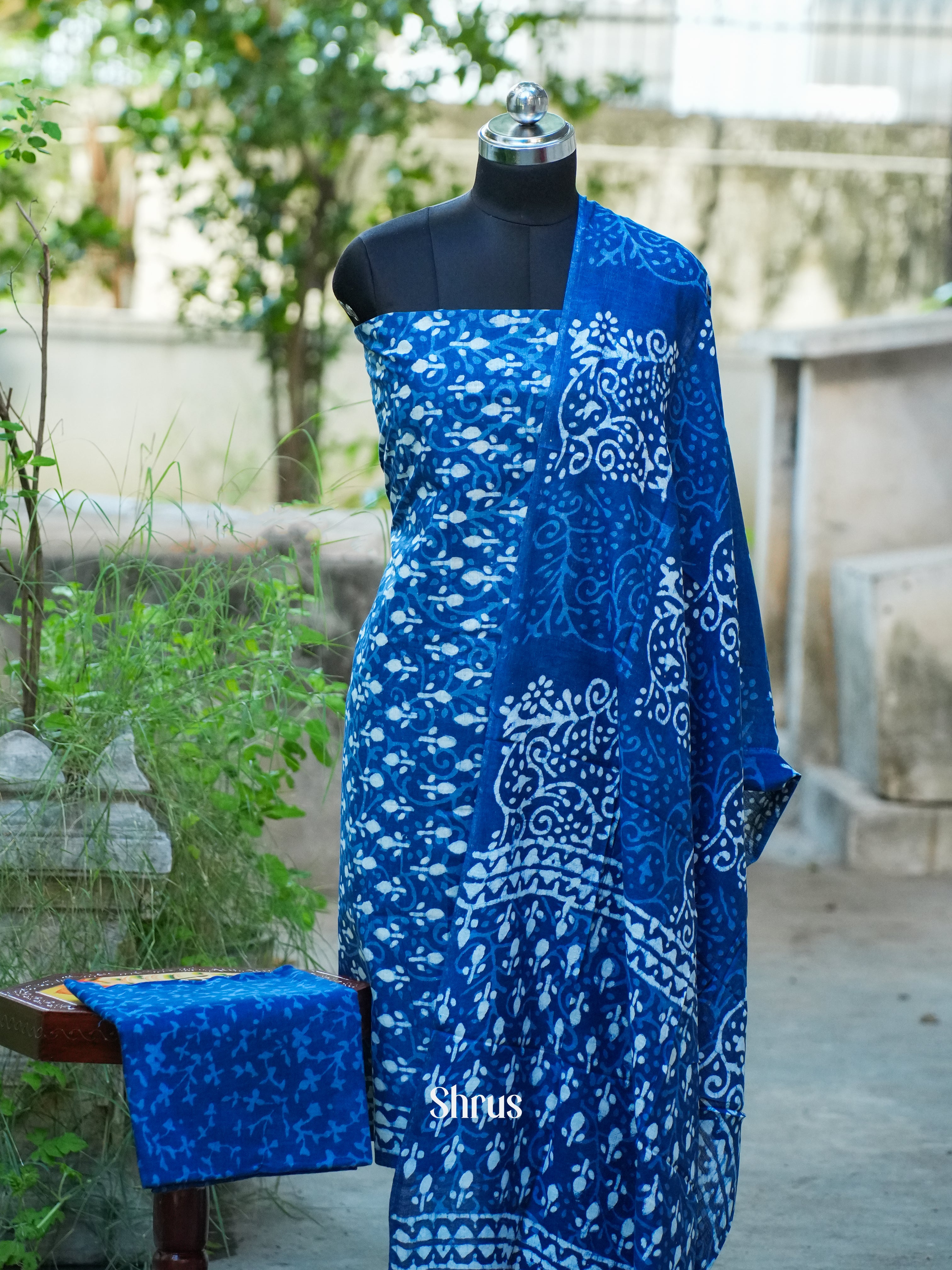 CDS27387 - Cotton salwar - Shop on ShrusEternity.com