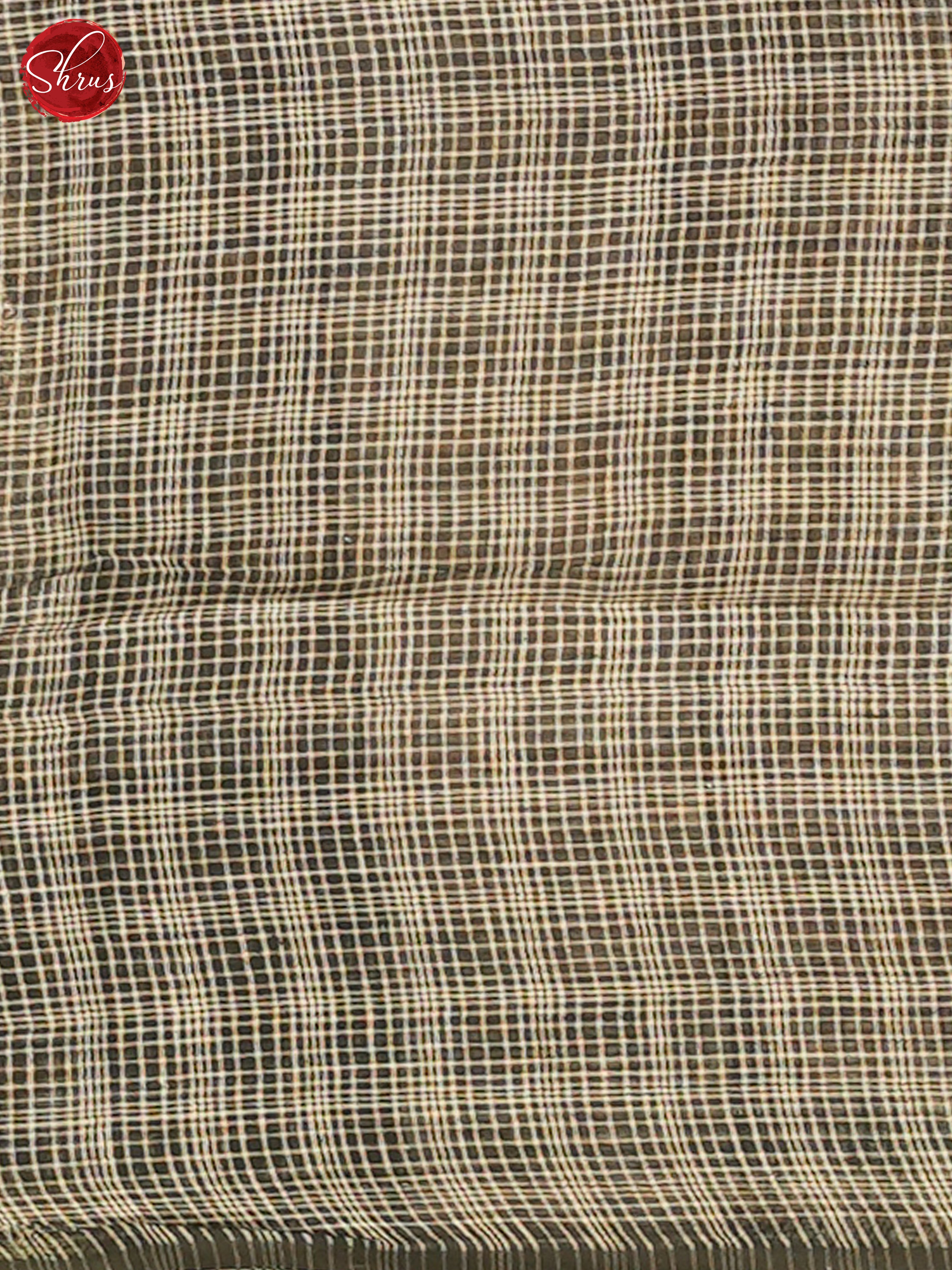 Grey & Black - Linen Saree - Shop on ShrusEternity.com