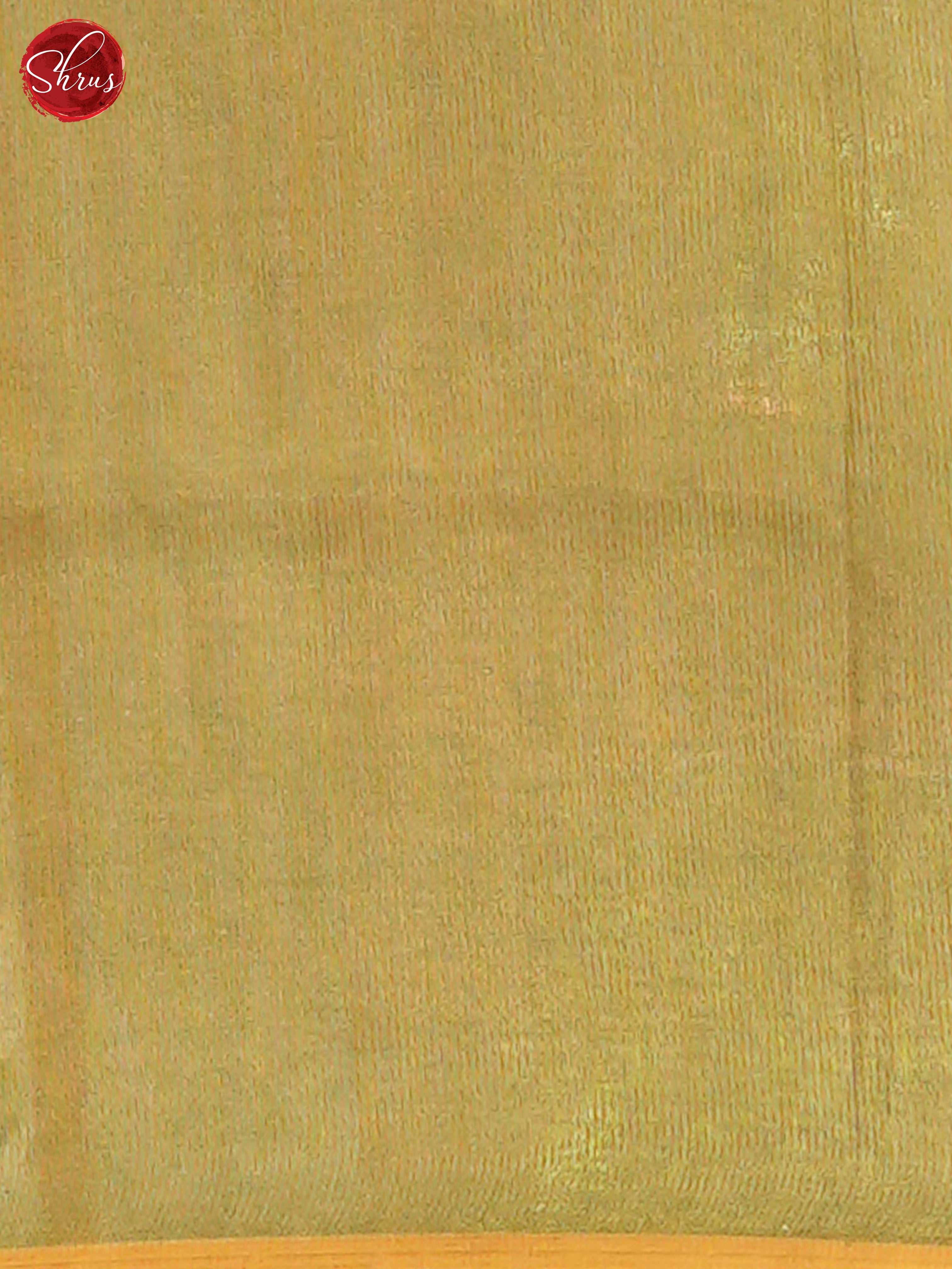 Cream & Green - Linen Saree Saree - Shop on ShrusEternity.com