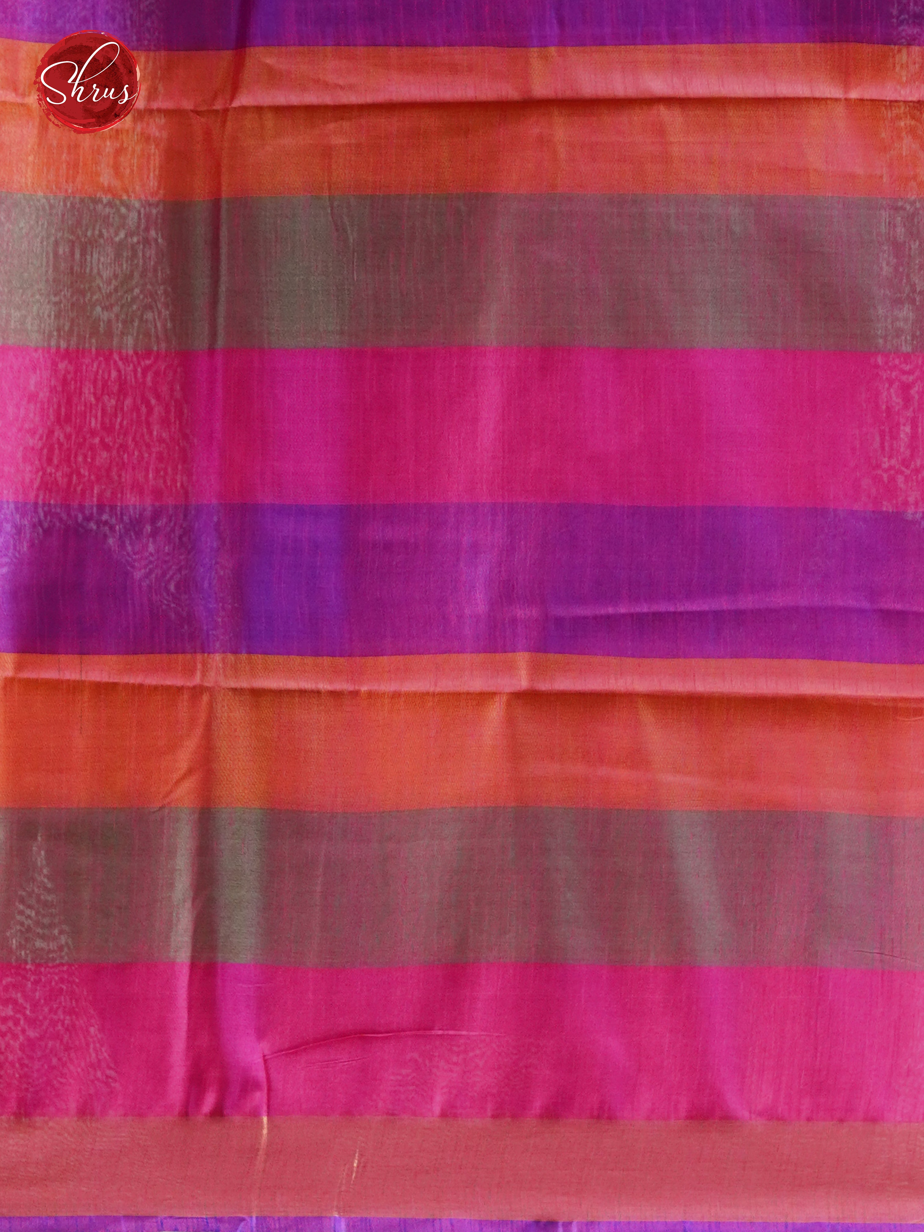 Pink & Green - Silk cotton-half pure Saree - Shop on ShrusEternity.com