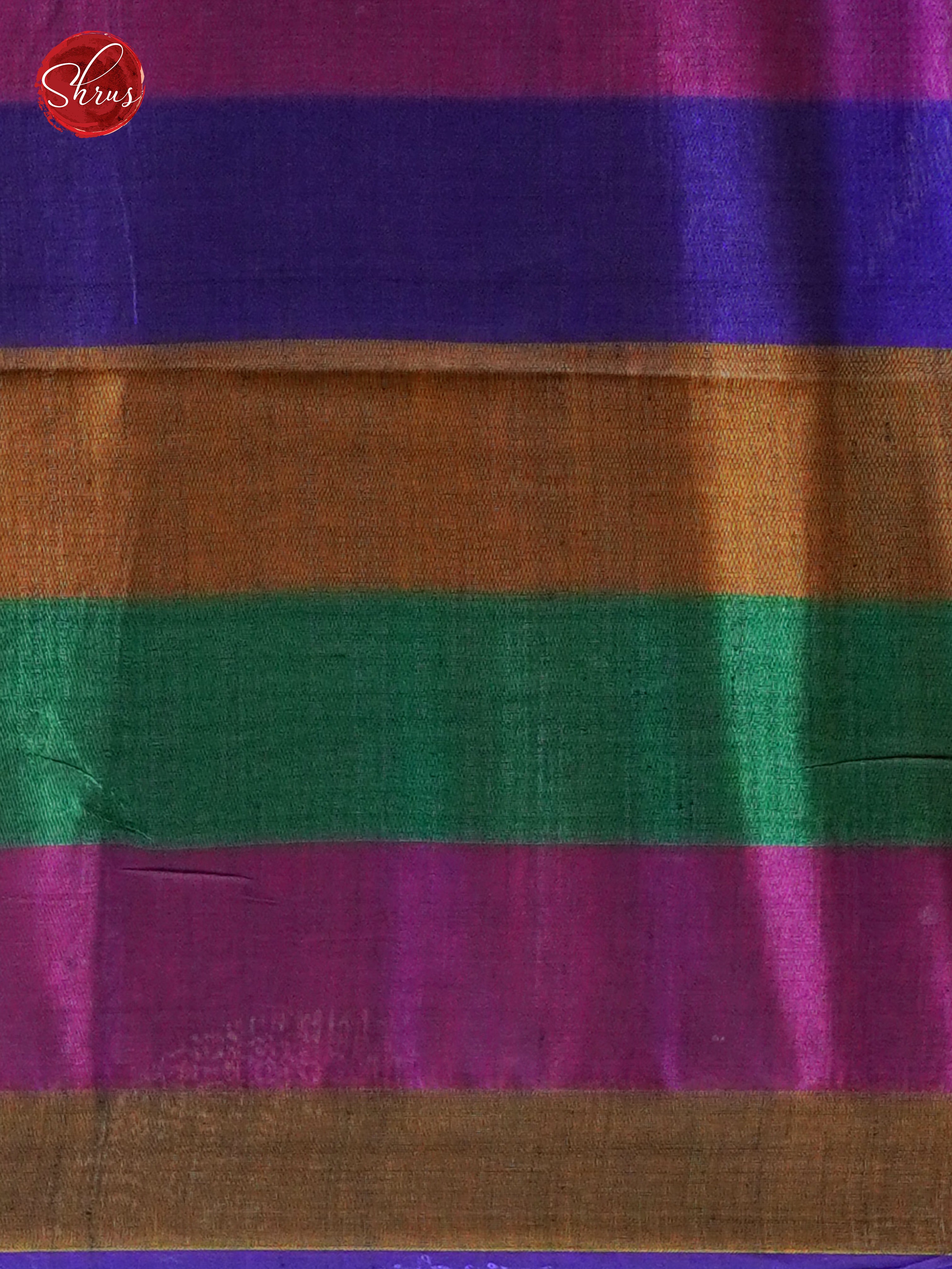 Pink & Green - Silk cotton-half pure Saree - Shop on ShrusEternity.com