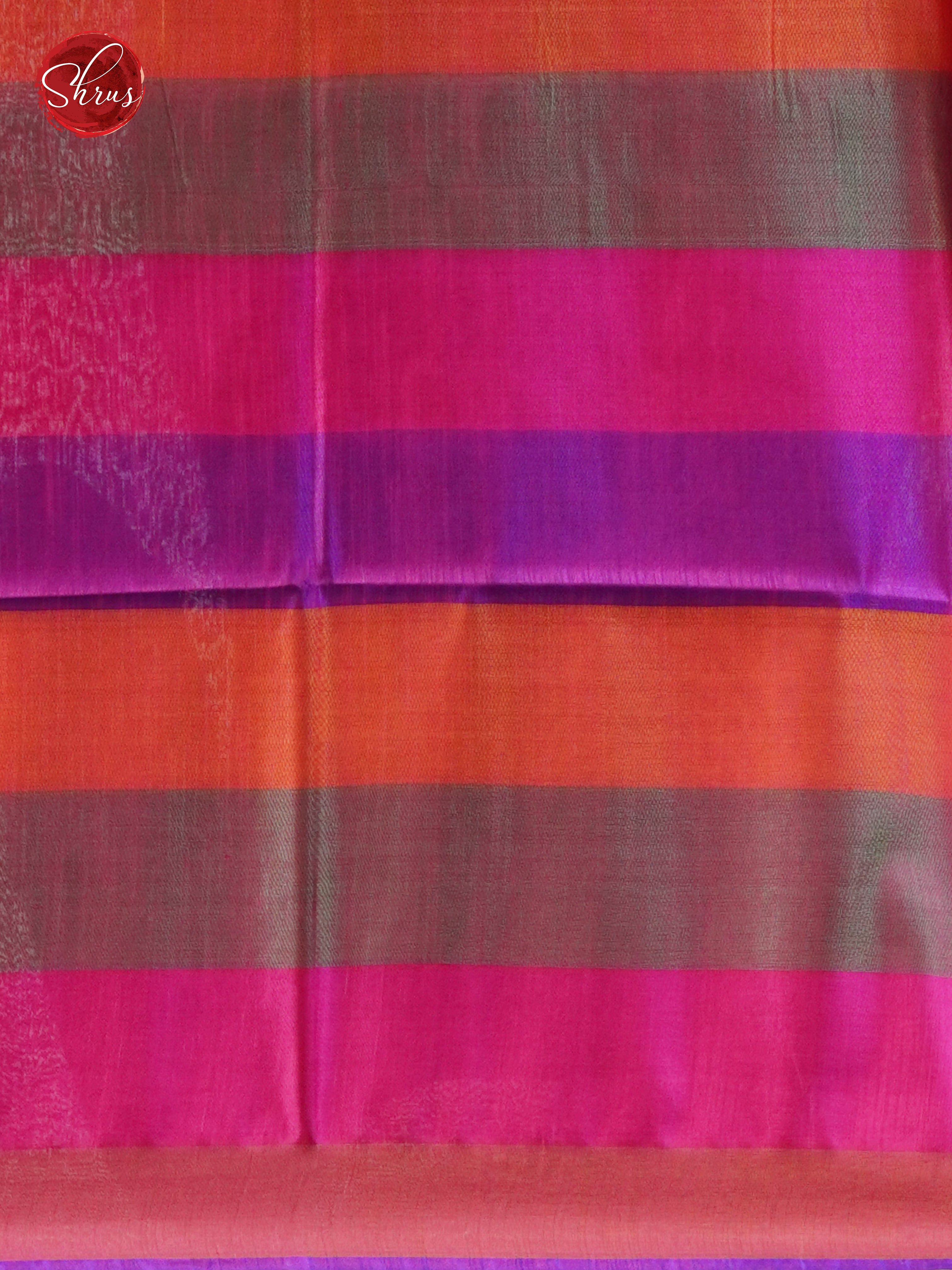 Pink & Orange - Silk cotton-half pure Saree