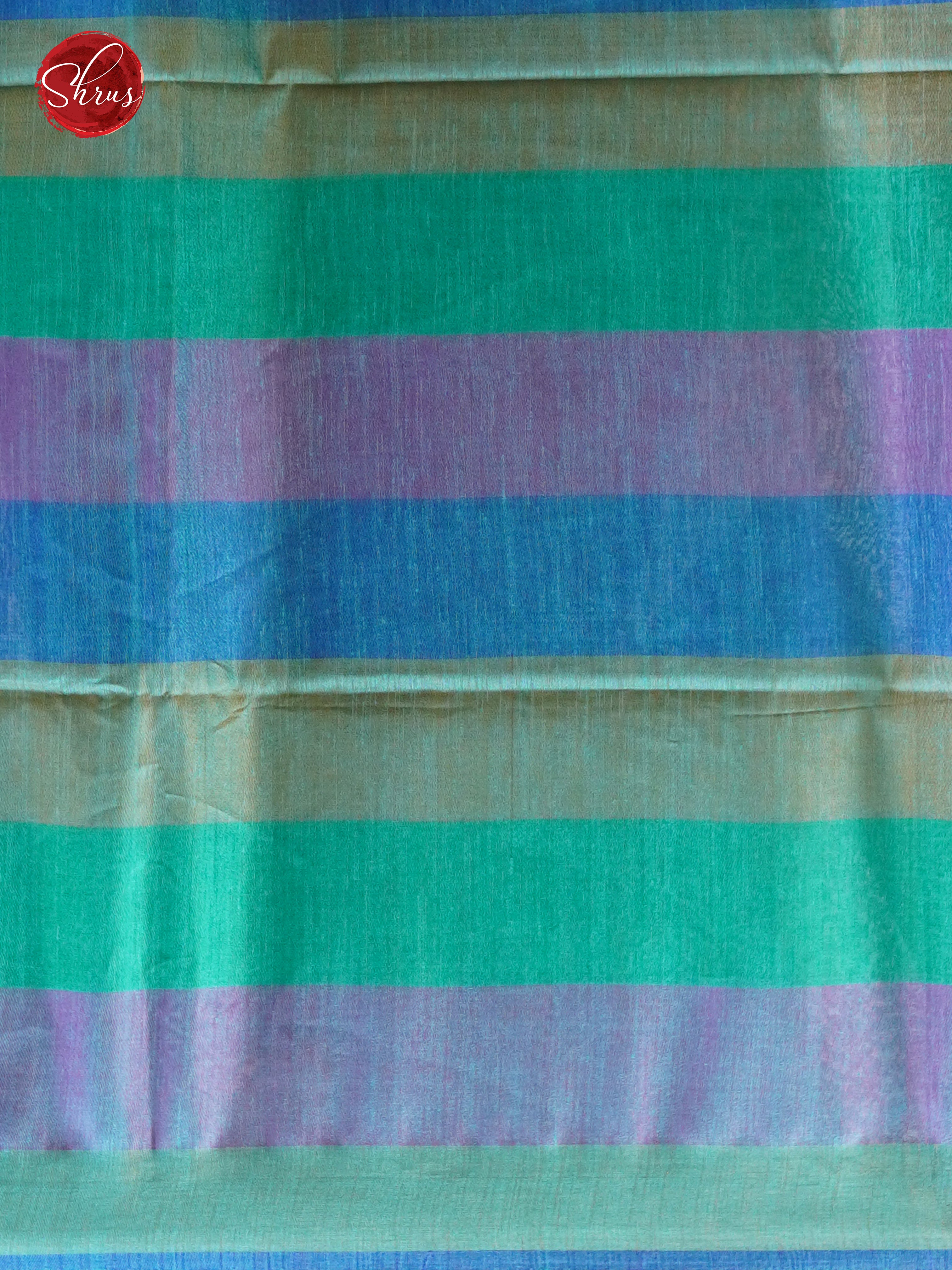 Blue & Green - Silk cotton-half pure Saree - Shop on ShrusEternity.com