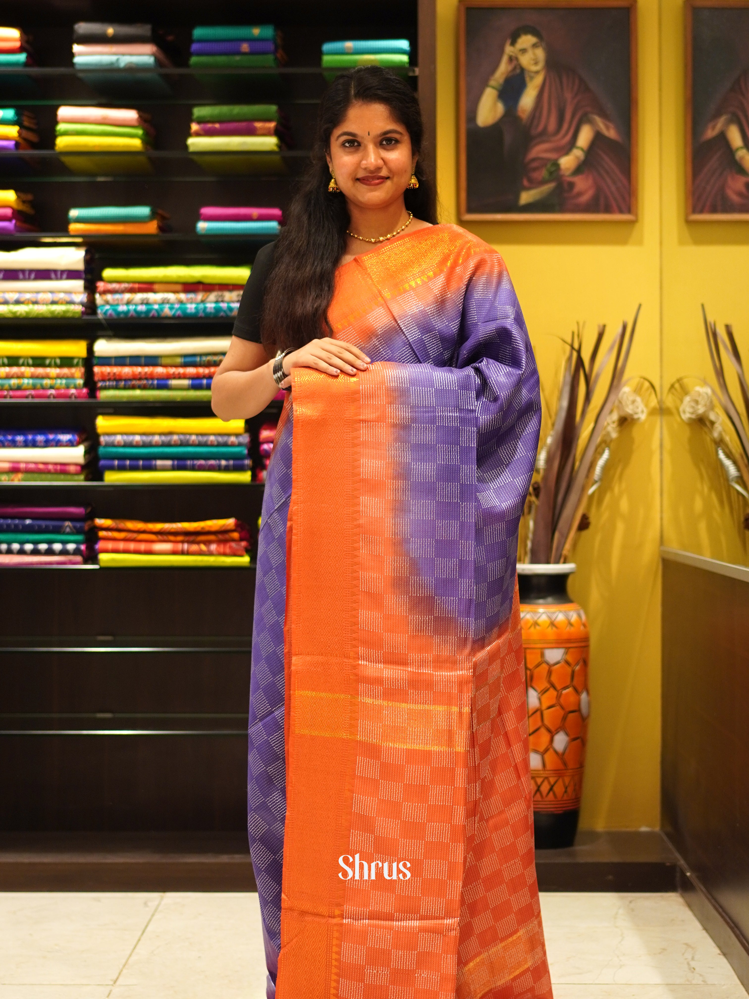 CDS29035 - Semi Tussar Saree - Shop on ShrusEternity.com