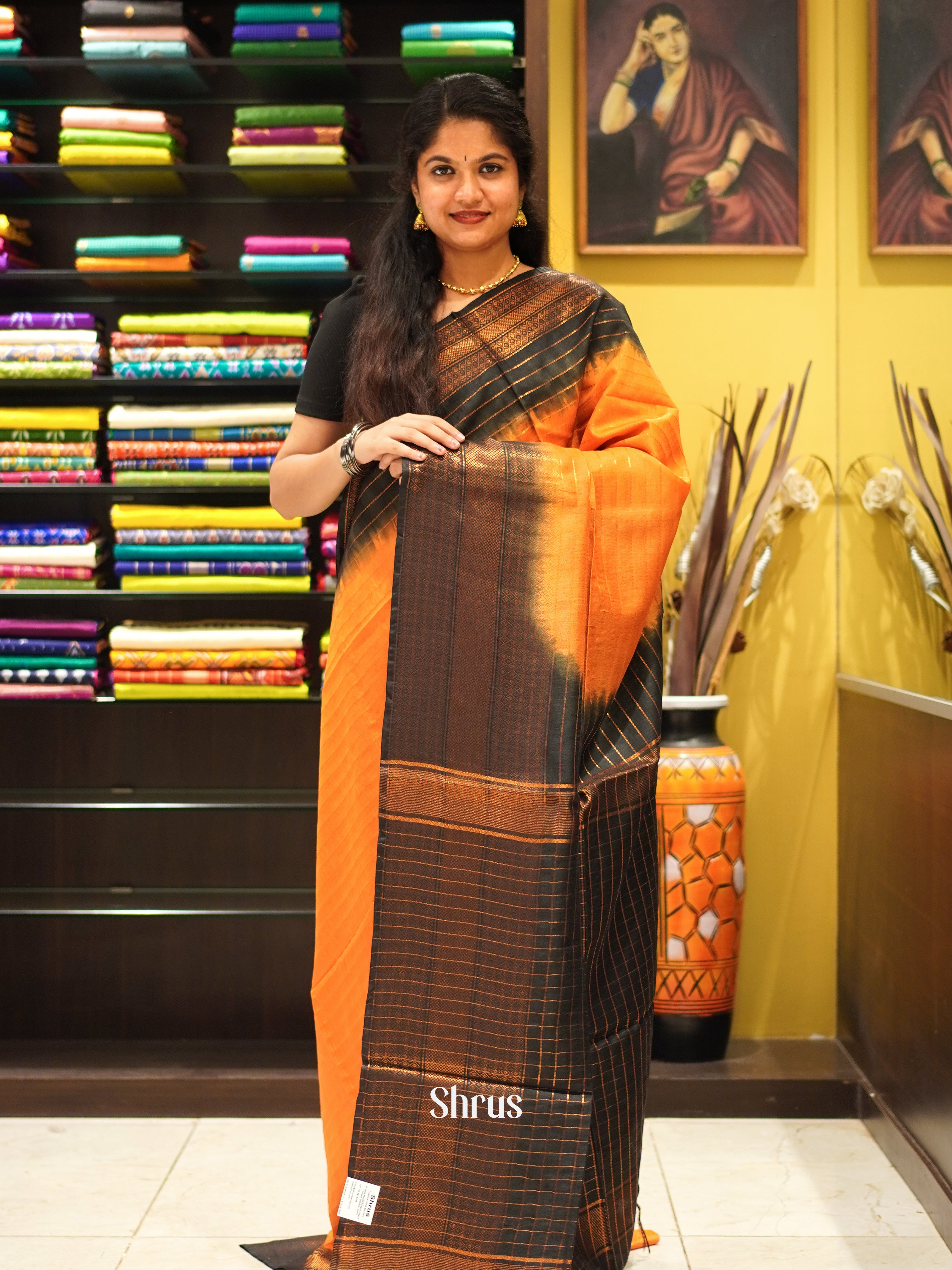 CDS29042 - Semi Tussar Saree - Shop on ShrusEternity.com