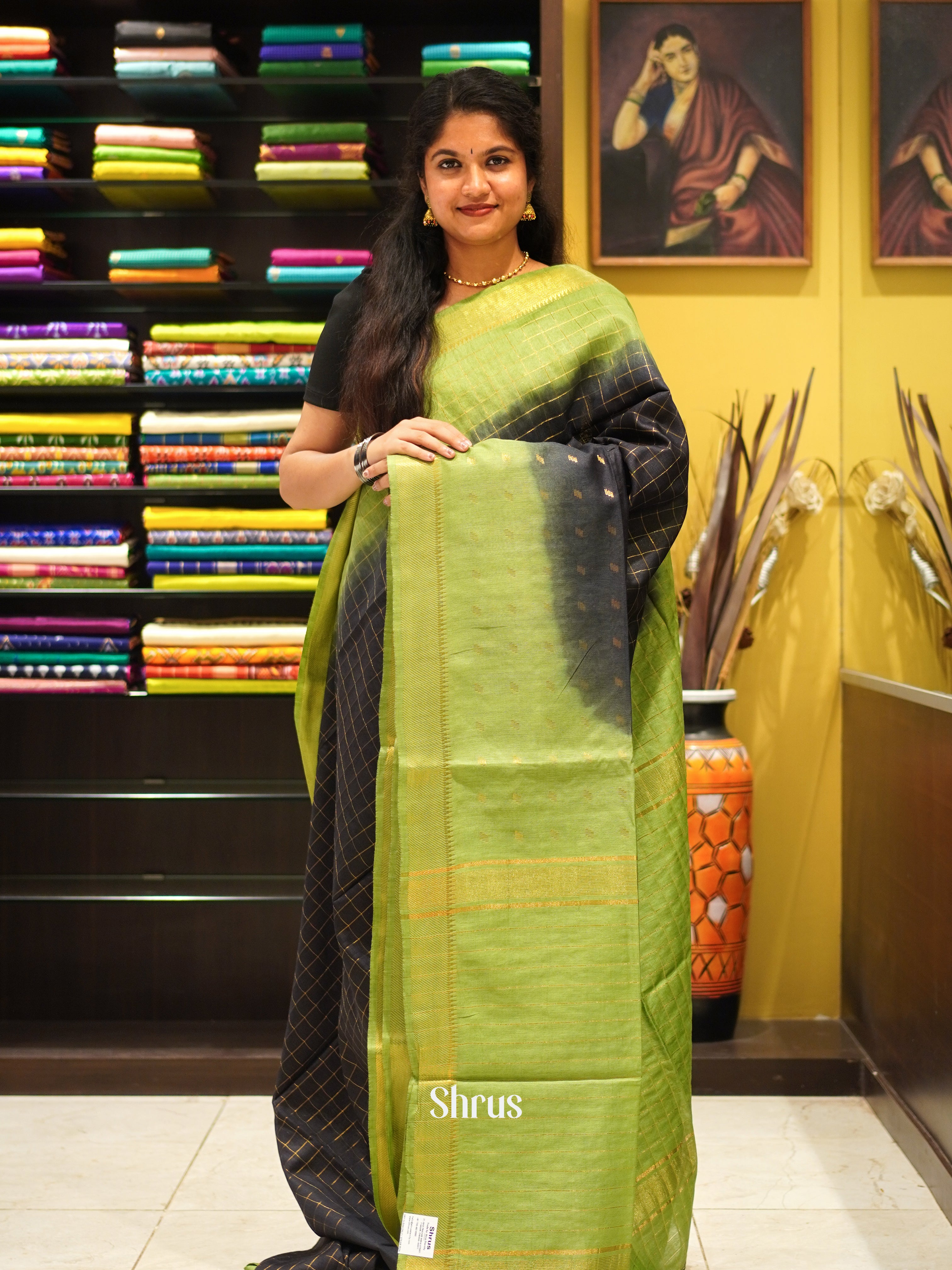 CDS29043 - Semi Tussar Saree - Shop on ShrusEternity.com